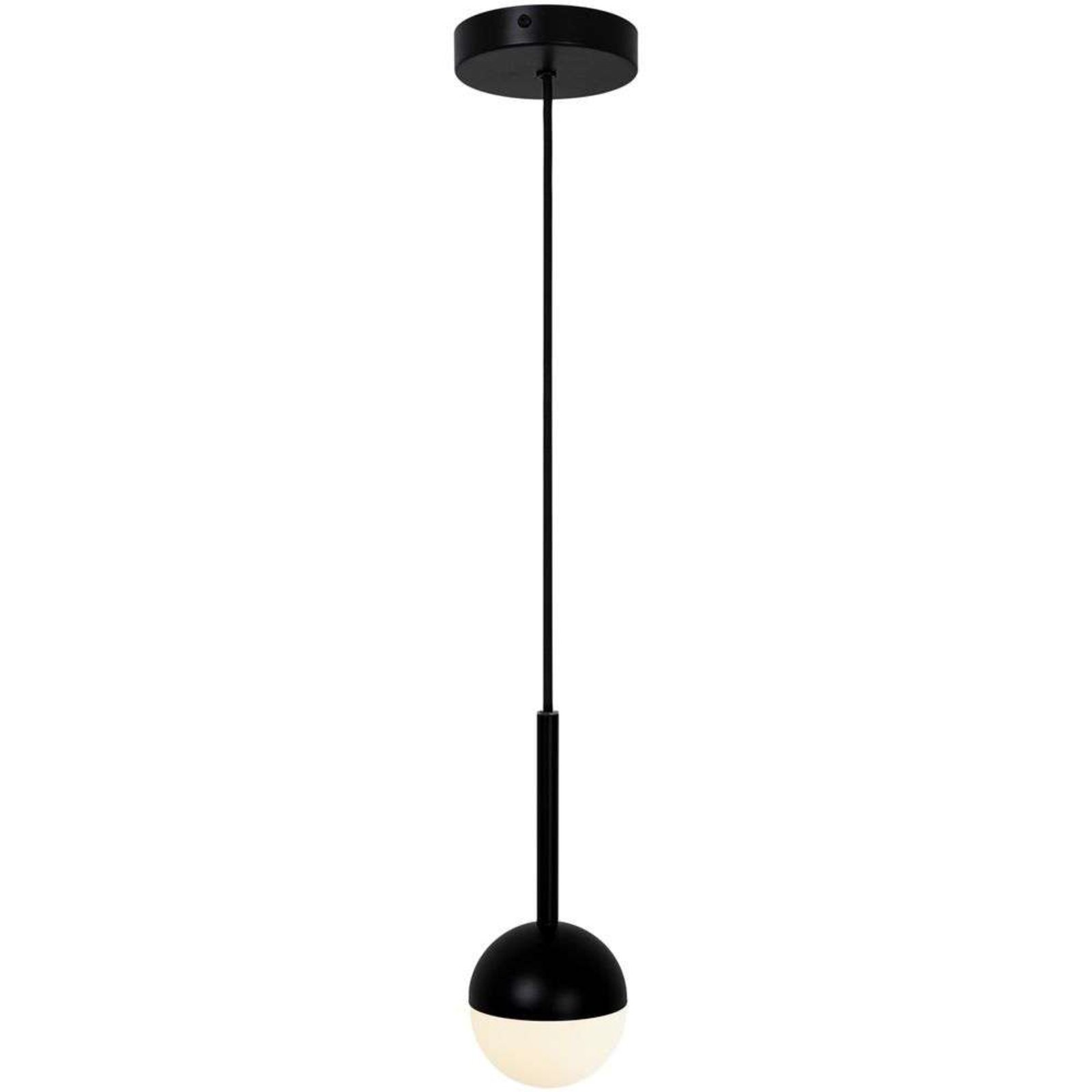 Contina Lustră Pendul Black/Opal - Nordlux