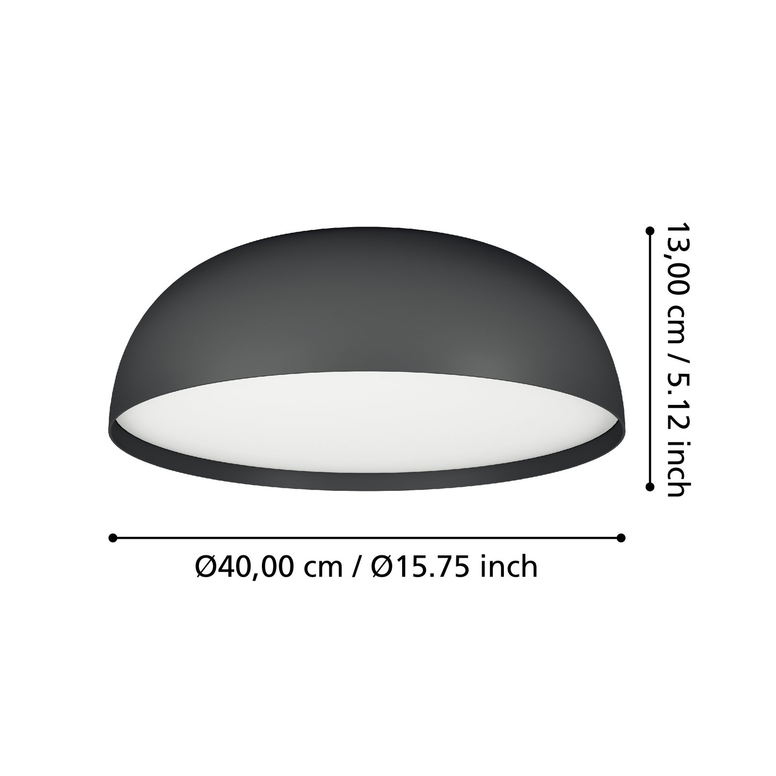 EGLO connect Smart-LED-Deckenleuchte Tollos-Z, Ø 40 cm