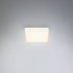Plafonieră cu LED Flame, 15,7 x 15,7 cm, alb