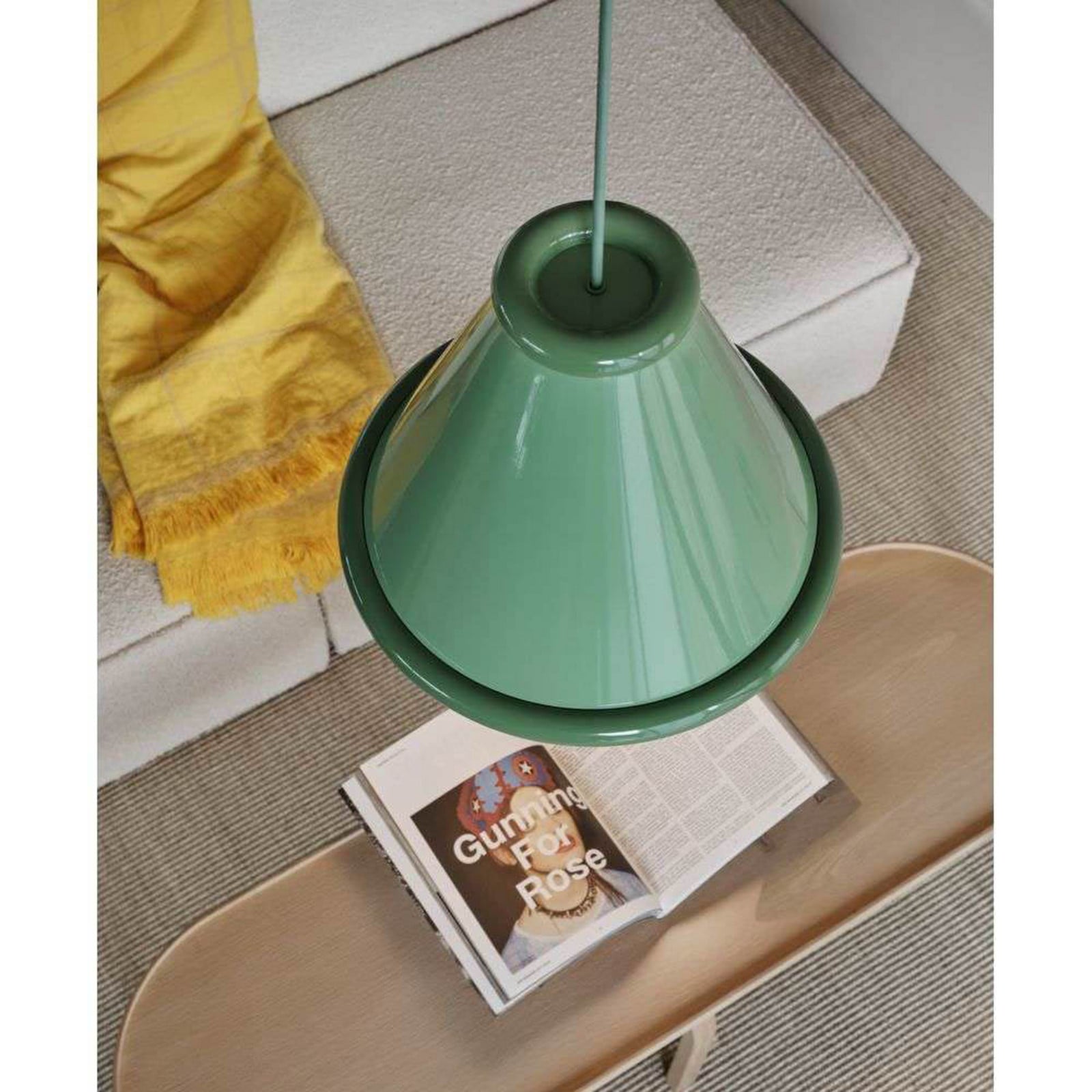 Belle Pendel Ø36 Pale Green/Reseda Green Belid - Spisestue - Metal billede
