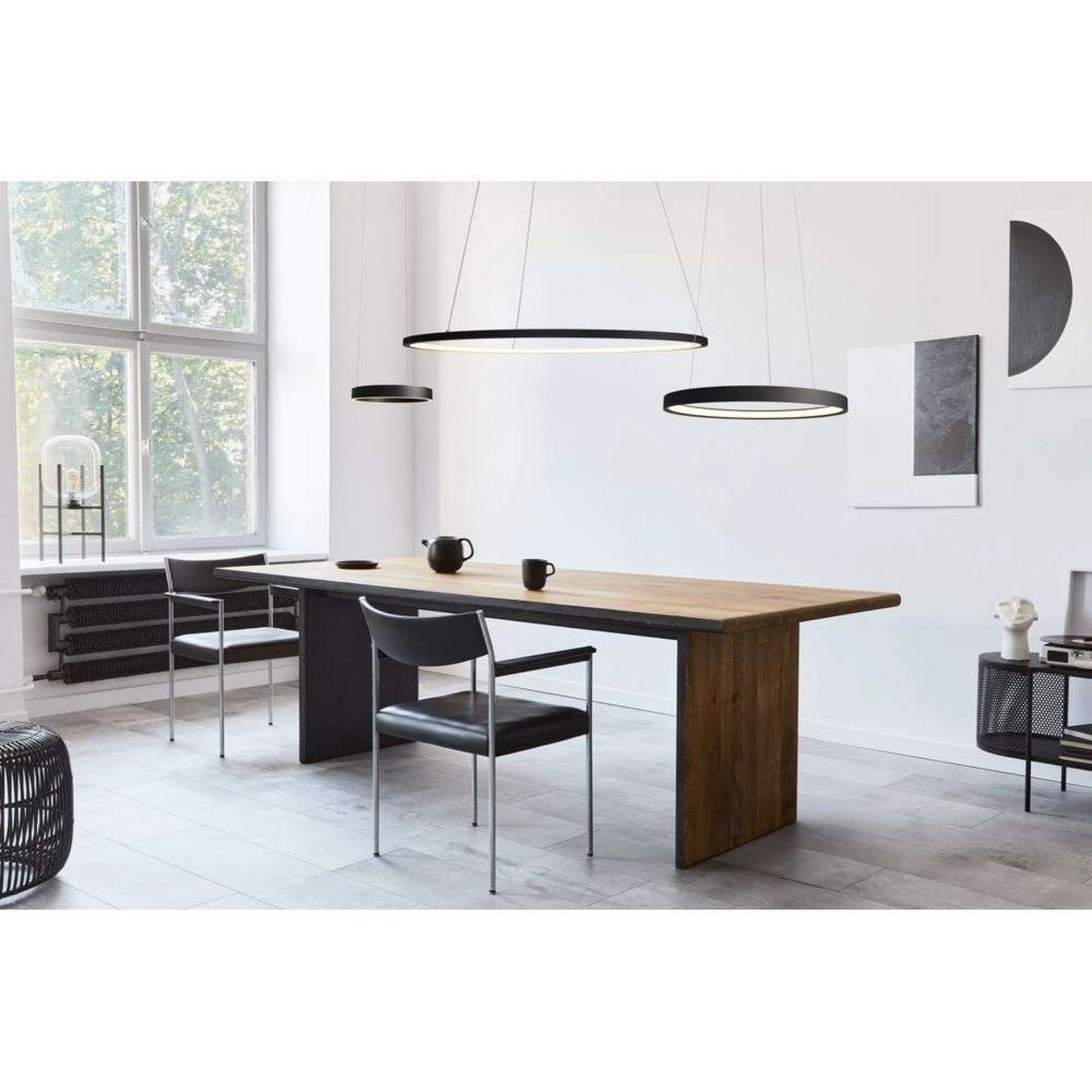 Gloria LED Taklampa &Oslash;60 Svart ANTIDARK - Matsal - Aluminium