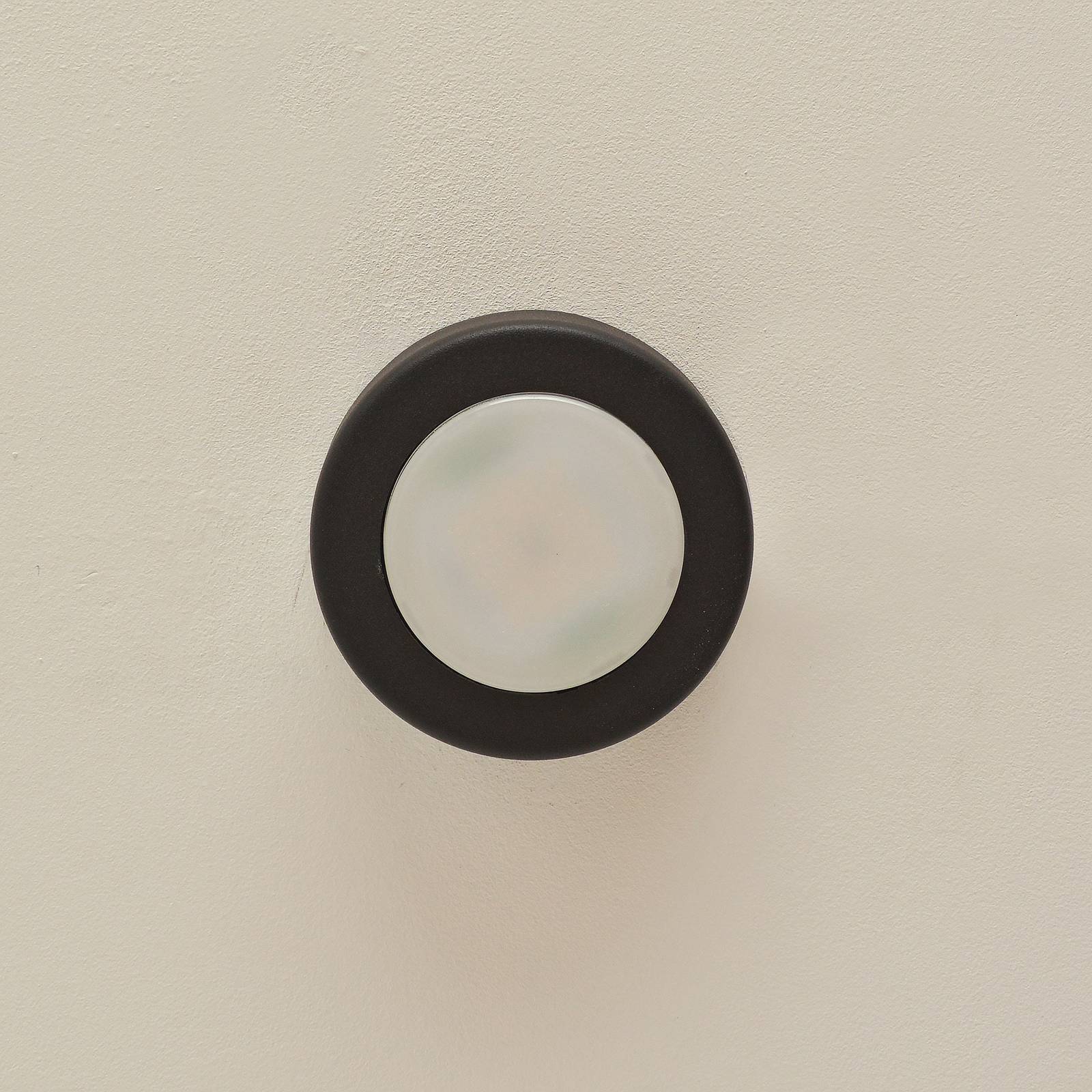 Reflektor sufitowy SPOT 53, czarny, Ø 11,5 cm, metal, GX53
