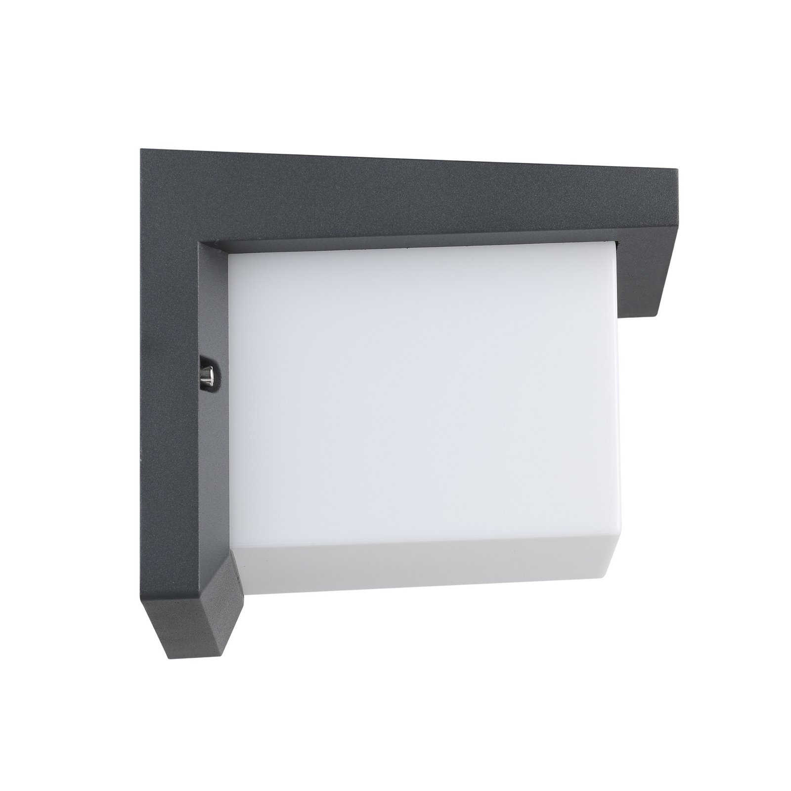 Cube-shaped Desella LED outdoor wall light