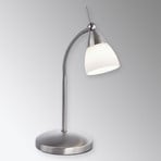 Paul Neuhaus Pino laualamp, hall, 45 cm, timmitav, G9