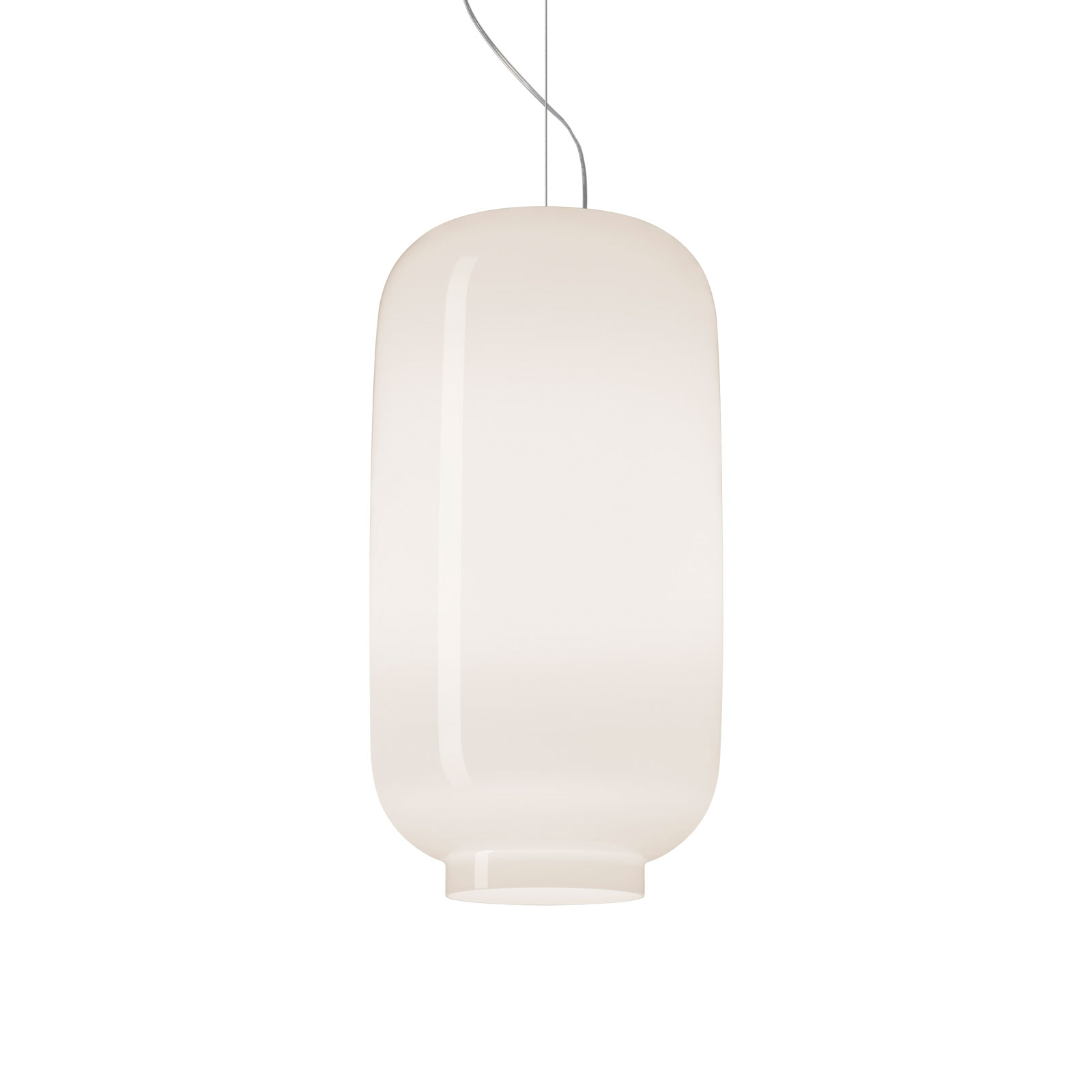 Foscarini Chouchin Bianco 2 -LED-riippuvalo on/off