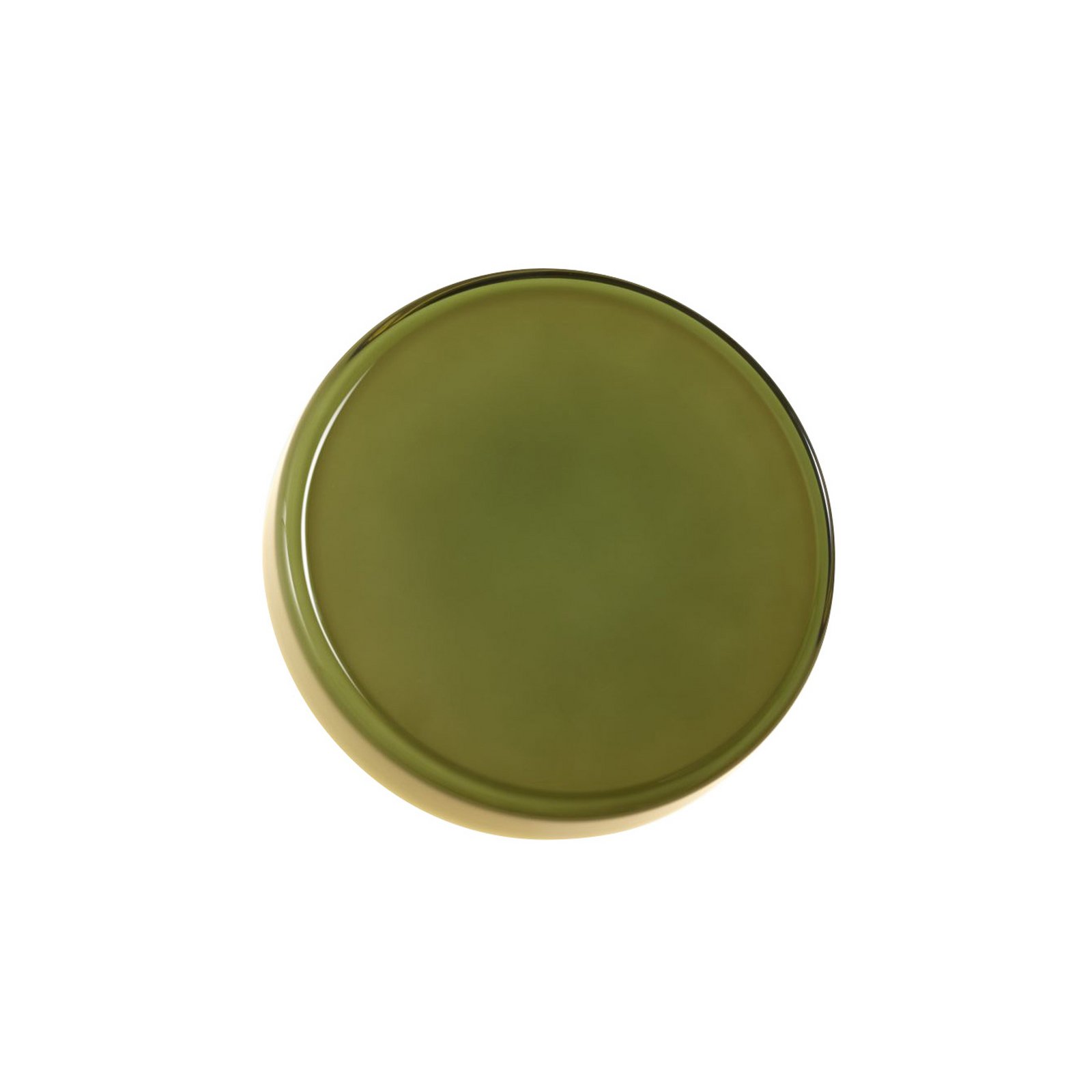 MARSET LED-vegglampe Caramel, grønn, Ø 28 cm, TRIAC, glass