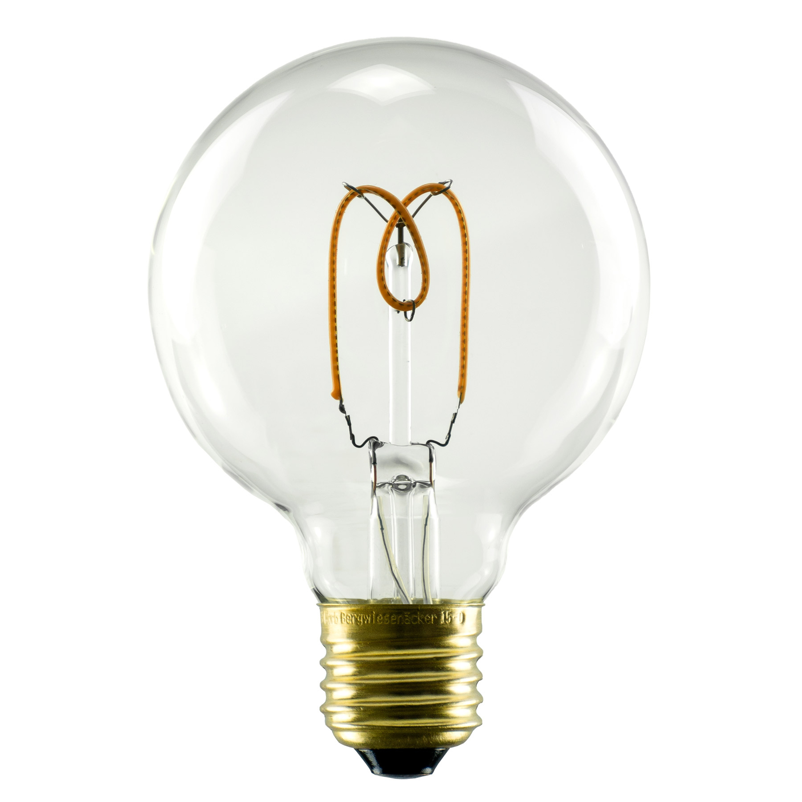 SEGULA LED-Globelampe E27 3.2W 2.200K dimmbar klar