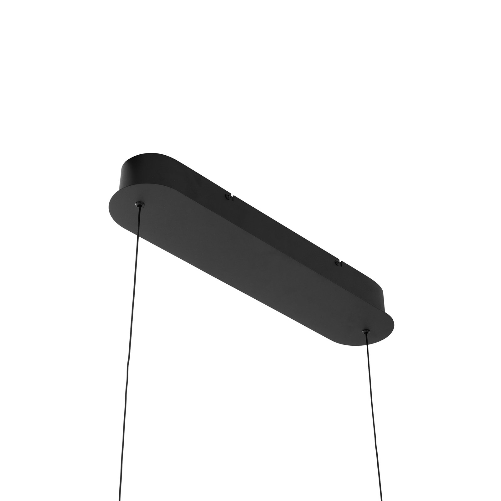 Lucande LED-Hängeleuchte Philine, Länge 121 cm schwarz Eisen