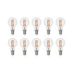 Arcchio ampoule LED à filament E14 G45, set de 10, 2700 K