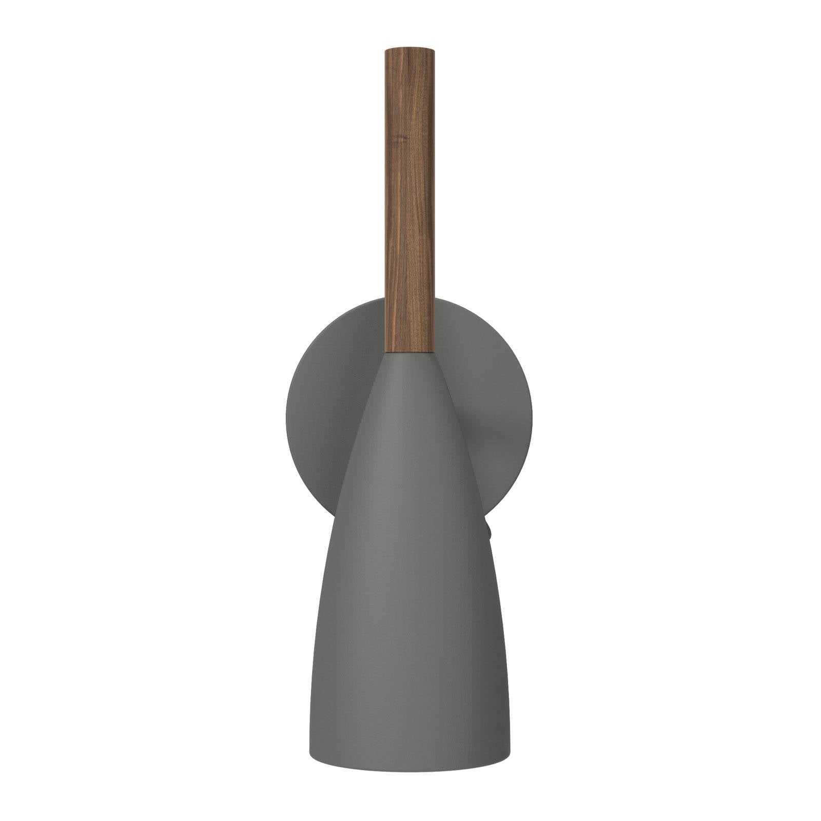 Wandleuchte Pure mit Schalter, grau