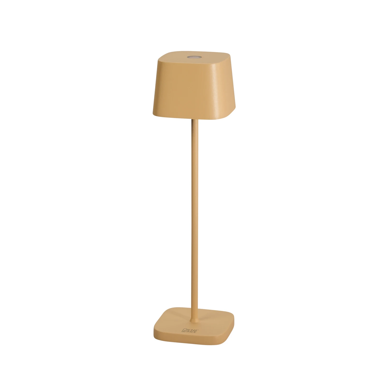 Candeeiro de mesa LED recarregável Capri, altura 25 cm, cor areia, IP54