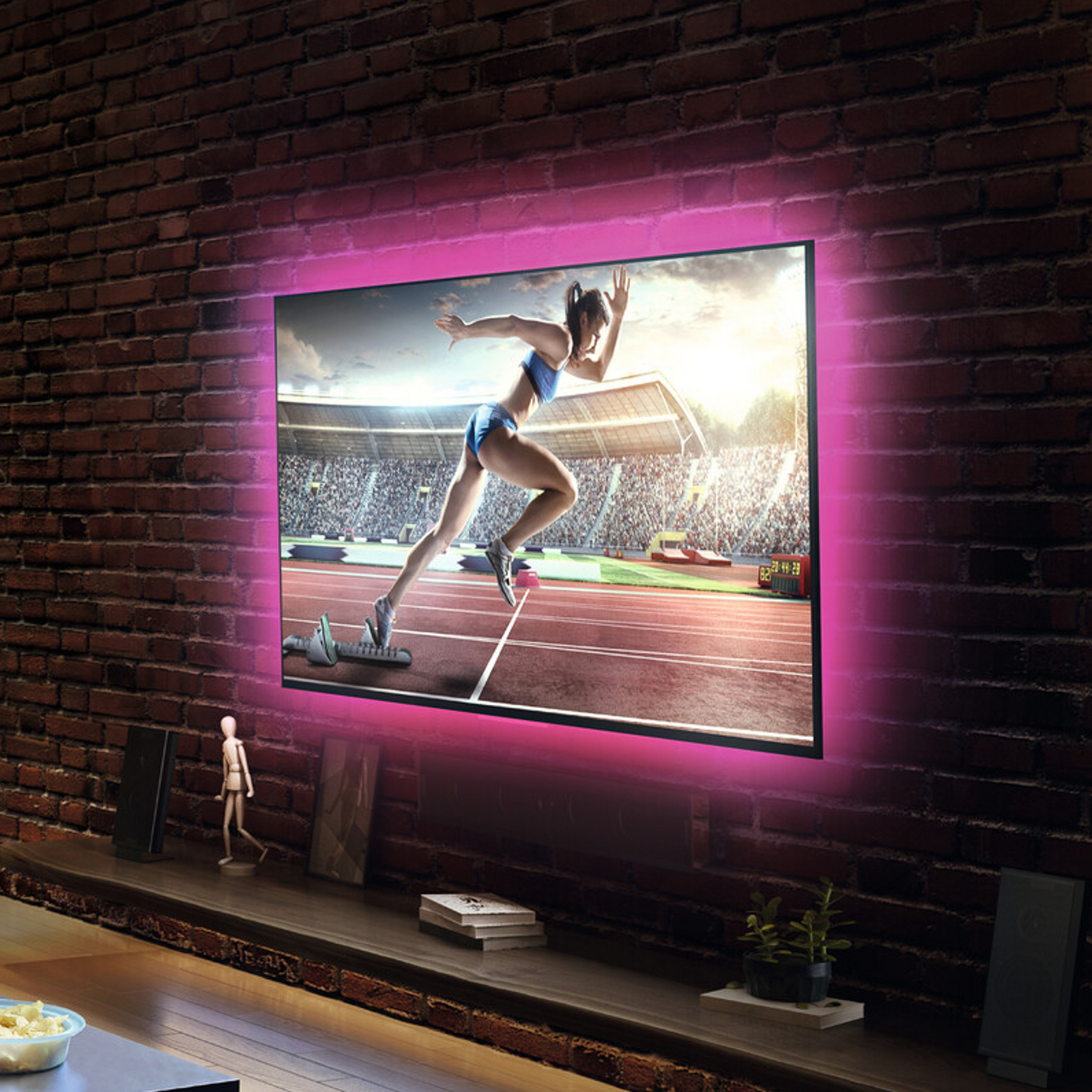 OSRAM LED-Streifen FLEX TV MOOD LIGHT, 150 cm, RGB, USB, 4 W