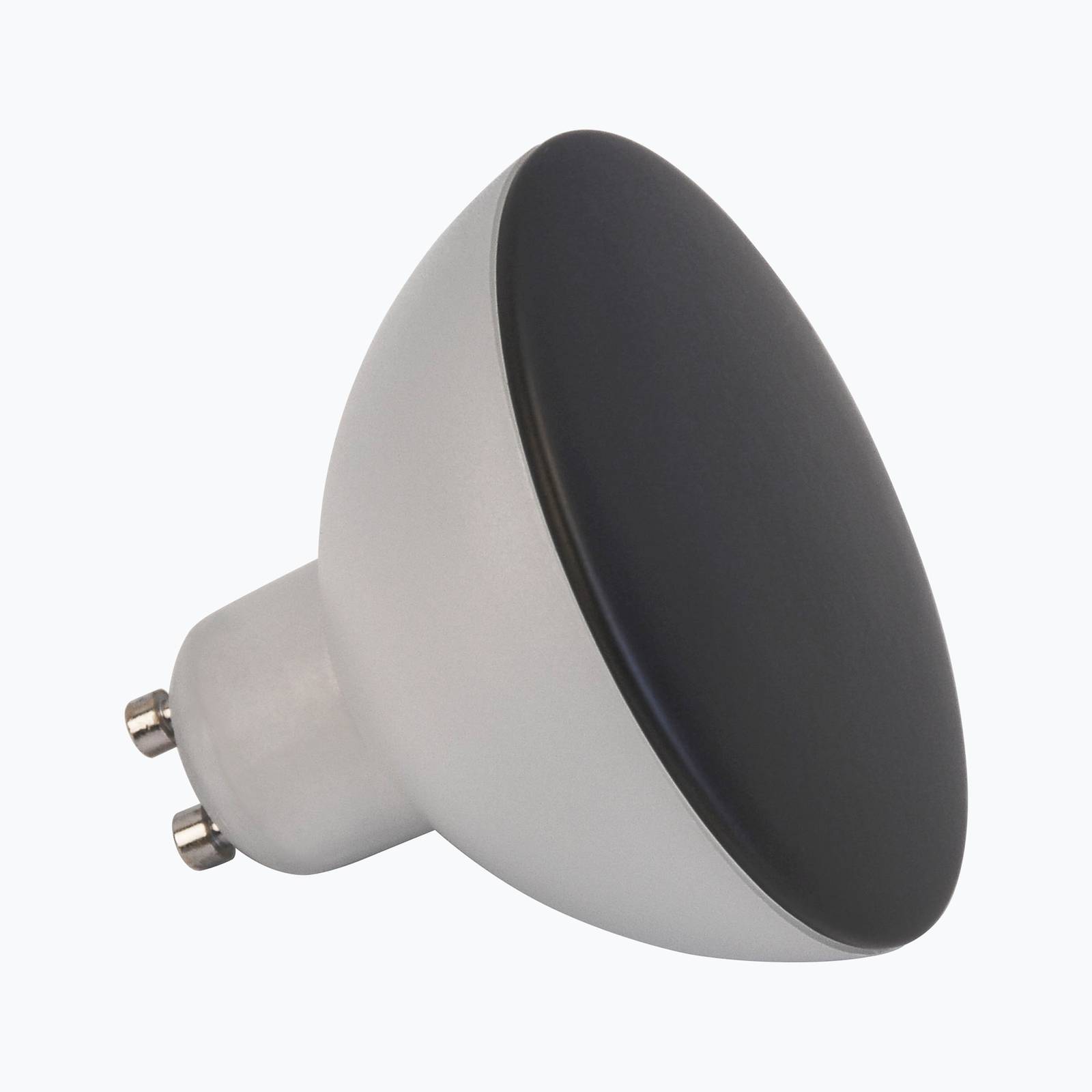 E-shop LED žiarovka GU10 4,9W CCT 2700/4000K Ø 7cm čierna