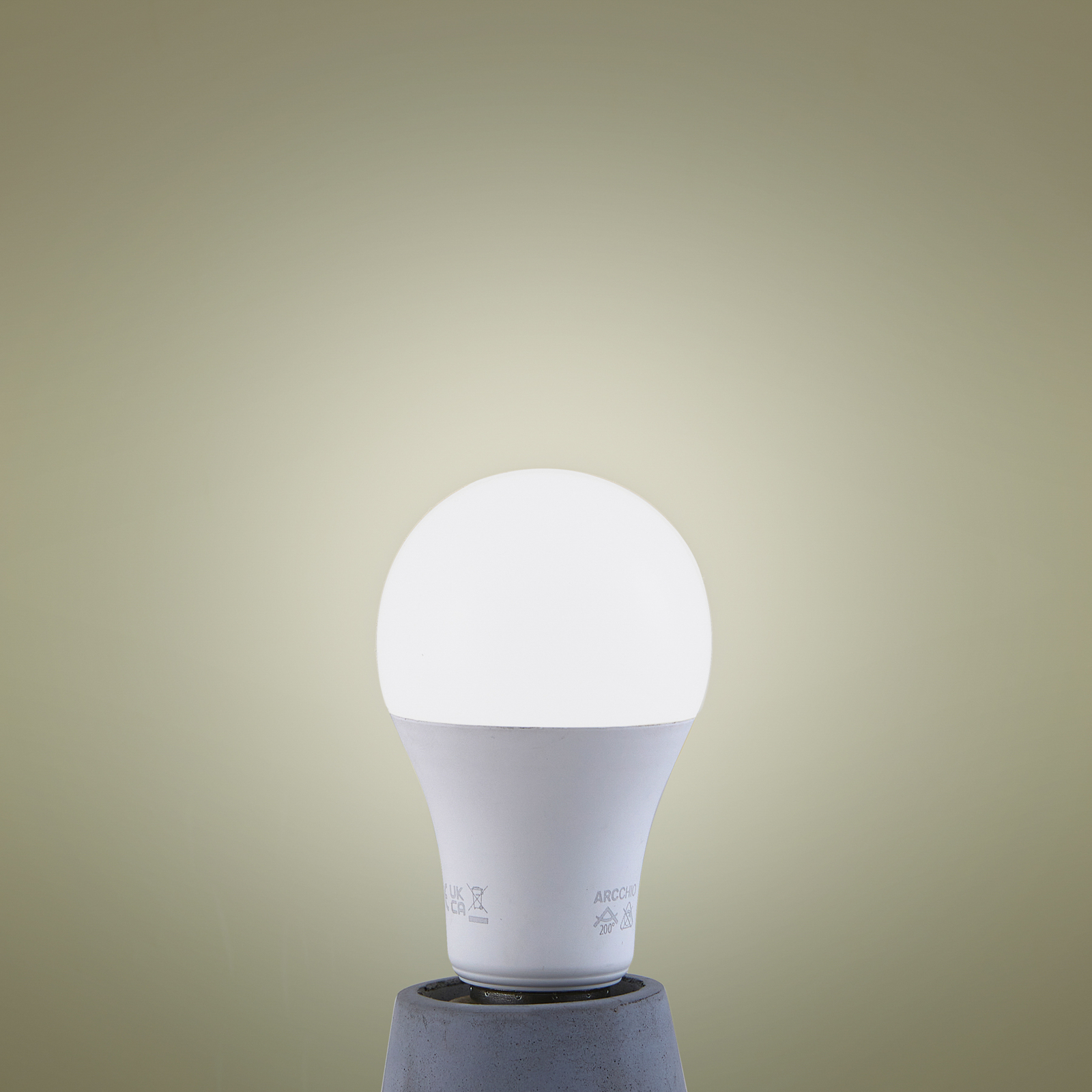 LED-lampa, opal, E27, 7,2W, 4000K, 1521 lumen