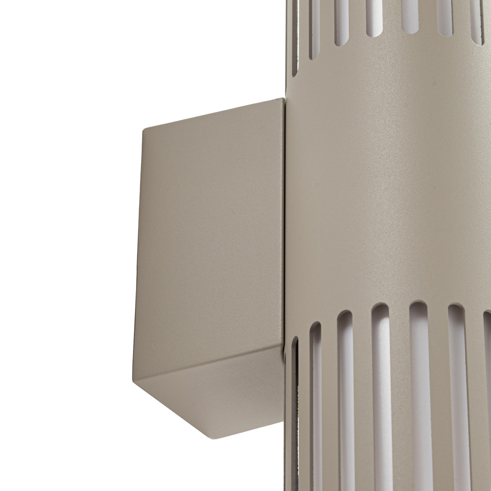 Lindby Външна стена Lurinda, 2-крилна, сива, Ø 10 cm, IP44