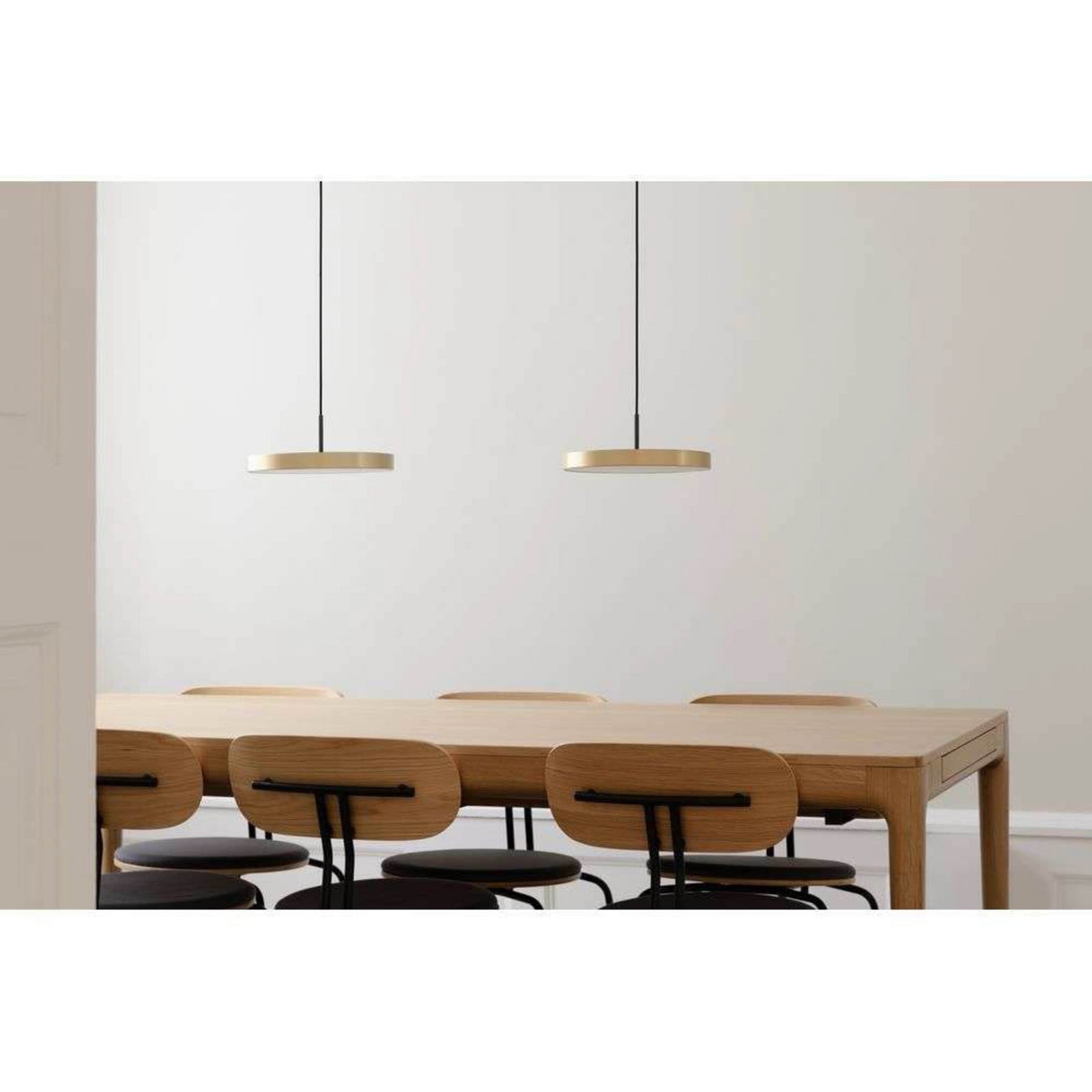 Asteria Plus Pendel Mini Brass/Black Top UMAGE - Spisestue - Metal