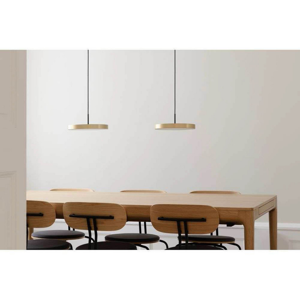 Umage Asteria Plus Taklampa Mini Brass/Black Top, guld / mässing från Umage