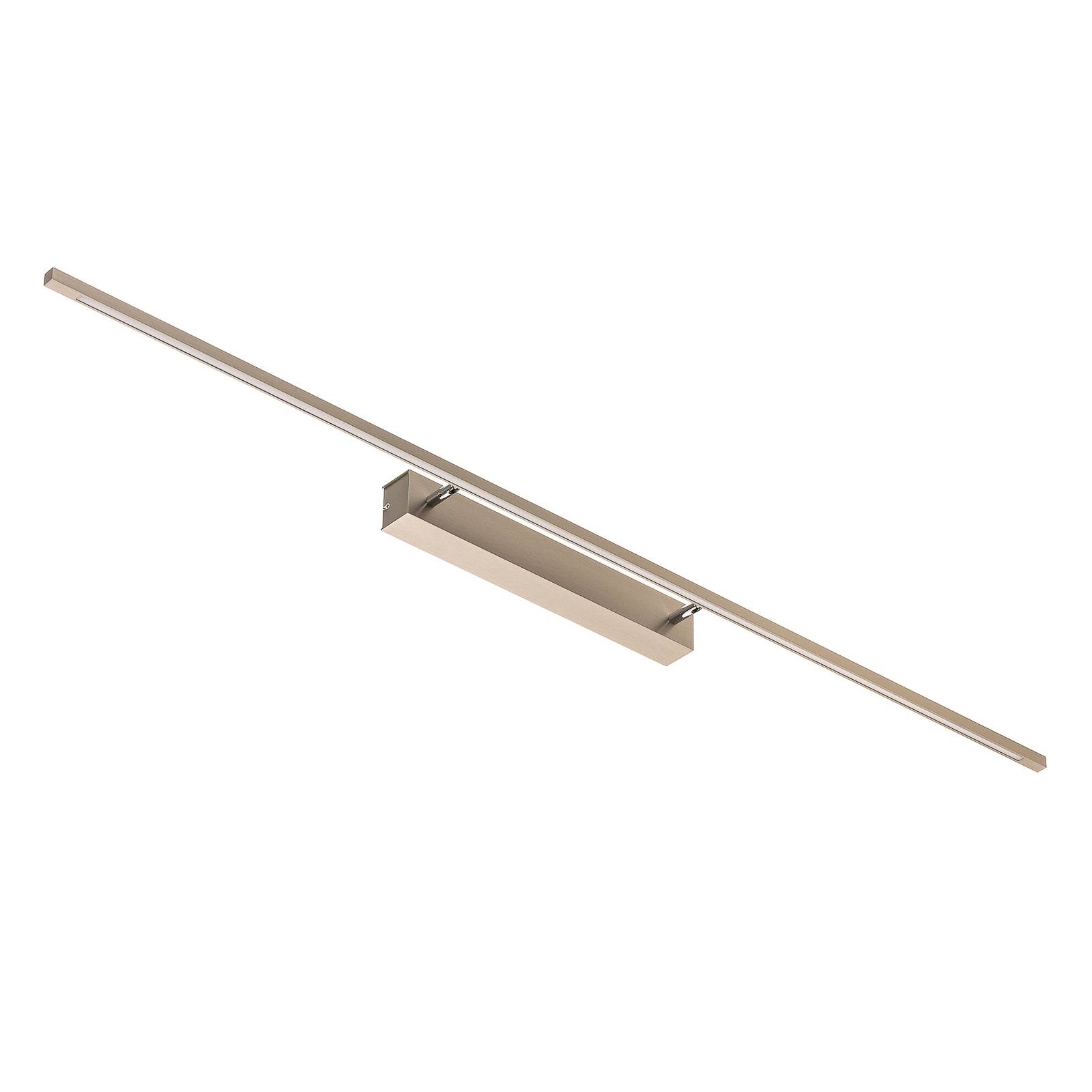 Rothfels Tolu lampada LED da quadri, nichel 138 cm, per soggiorno / sala da pranzo, alluminio, acciaio, ottone, 27.3 W, larghezza: 138 cm, altezza: 5.5 cm