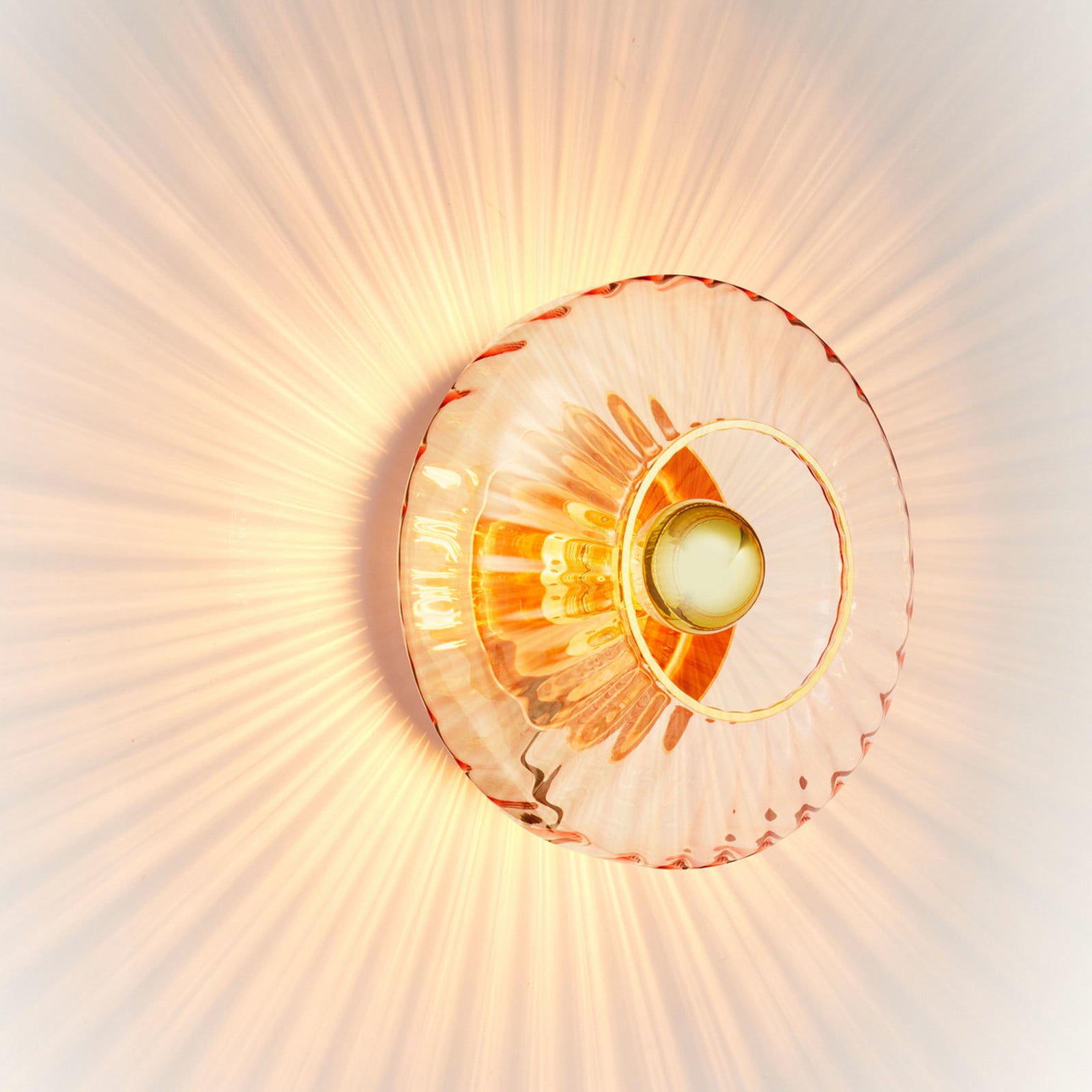 New Wave Optic Vägglampa Rose/Gold DESIGN BY US | 3006 | Lampspecialisterna