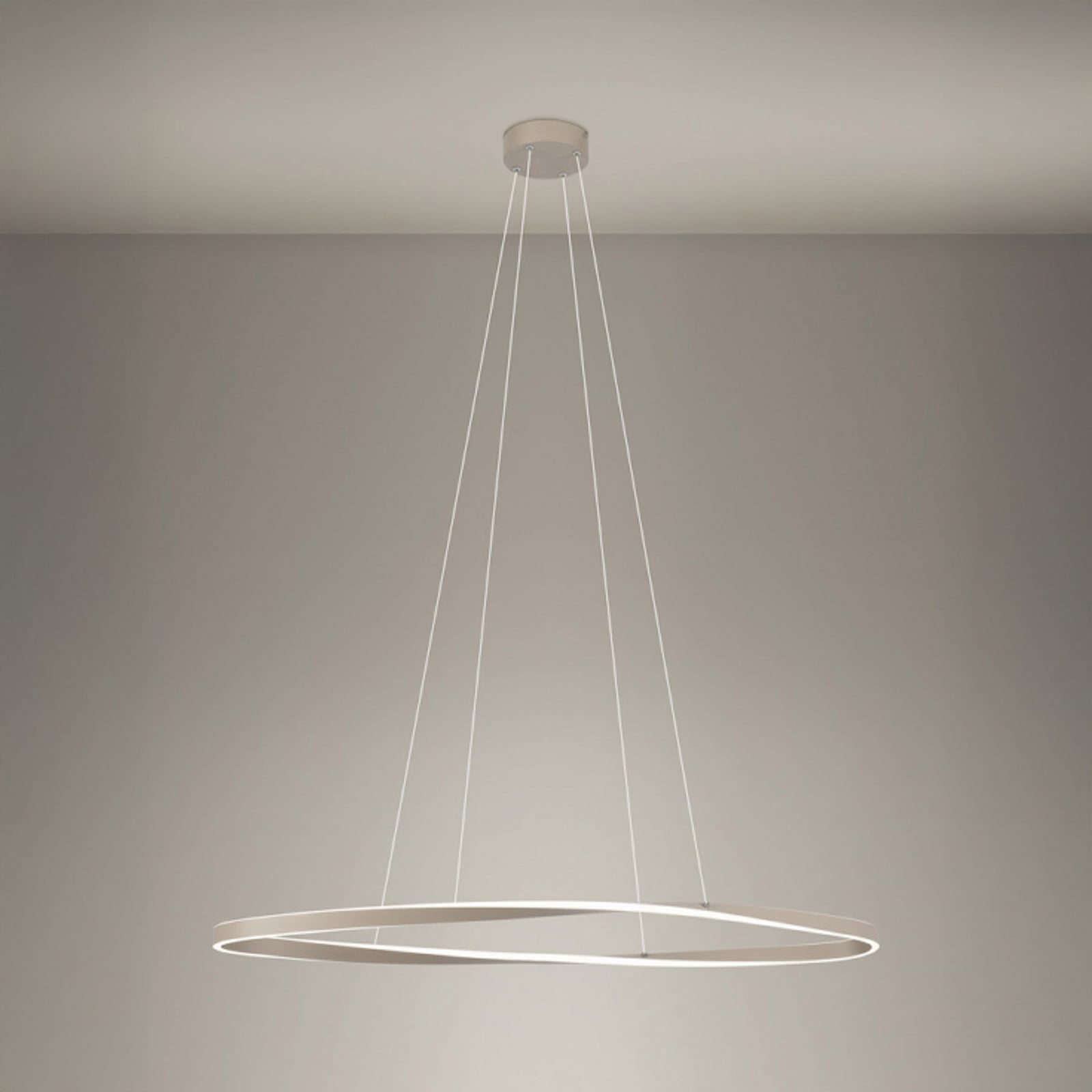 Suspension LED EGLO CAMEROTA, beige, 111 x 38 cm, télécommande Suspension LED EGLO CAMEROTA, beige, 111 x 38 cm, télécommande