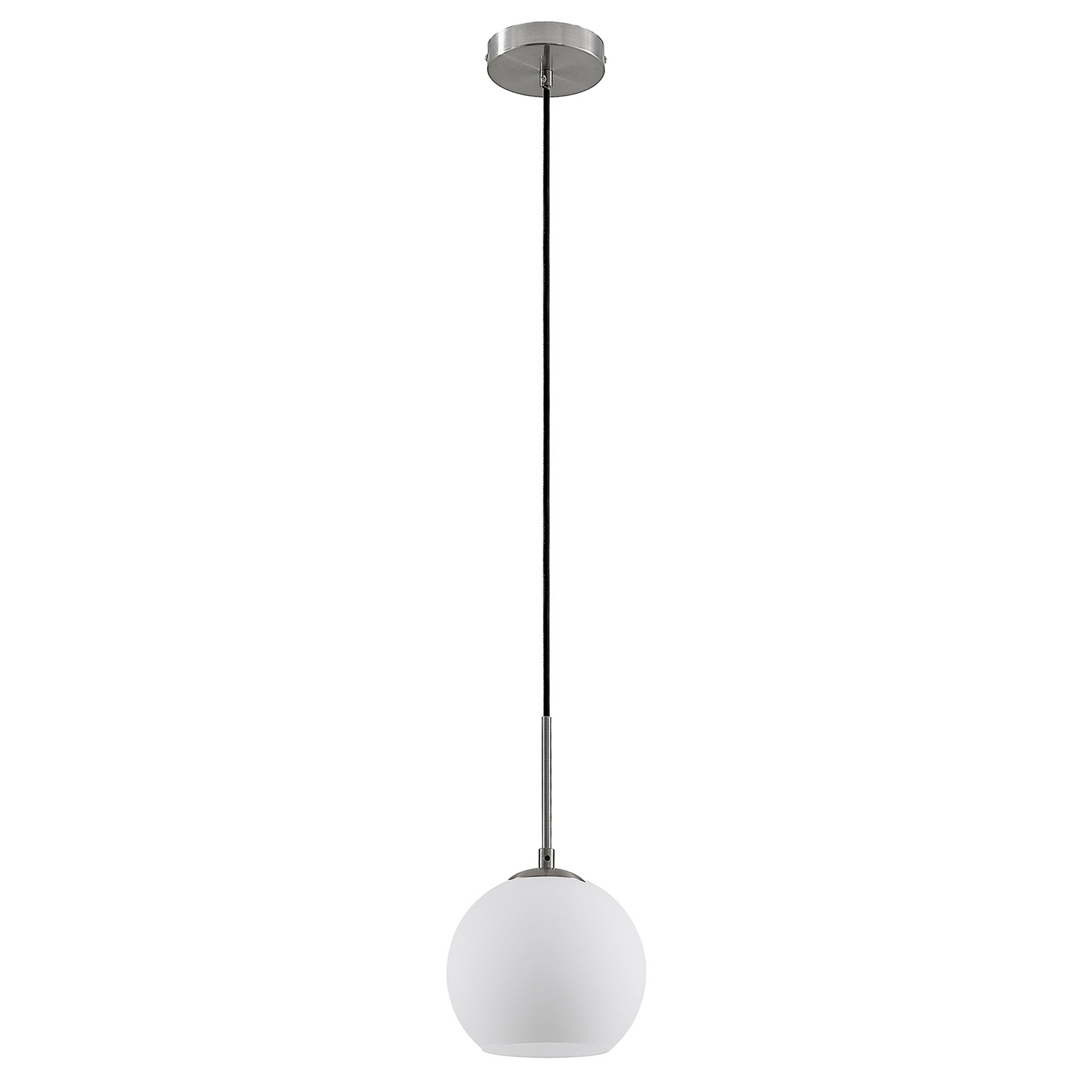 Jurian Pendant Nickel/Opal - Lindby
