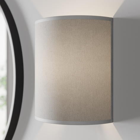 Lampa ścienna Alice z szarym kloszem