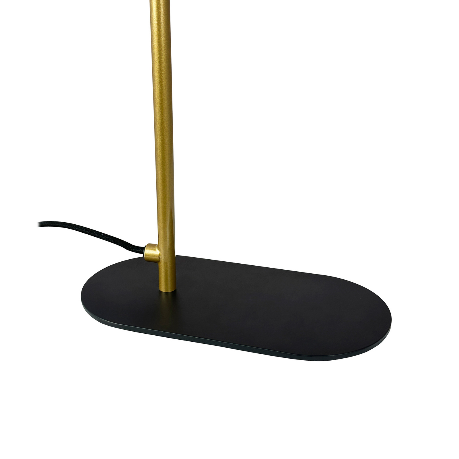 Dyberg Larsen Tischleuchte Mini Arch, schwarz/messing, 32 cm