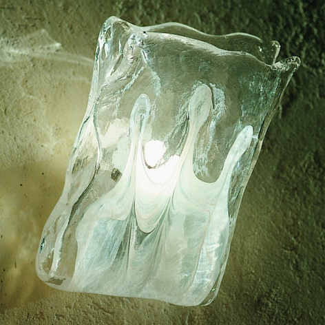 Designervägglampa MURANO, öppen uppåt