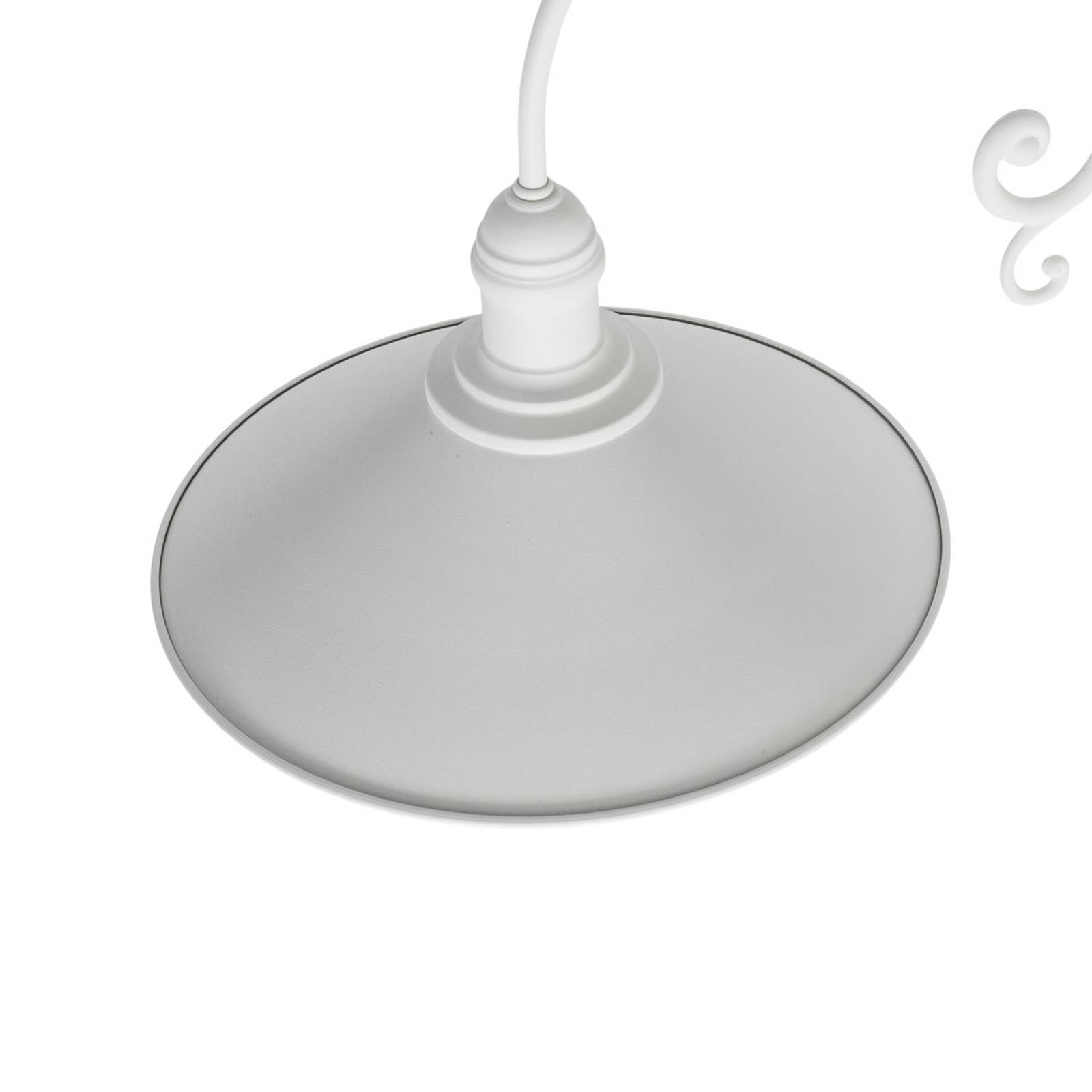 Außenwandleuchte Enduro, weiß, Stahl, Glas, IP44, E27 günstig online kaufen