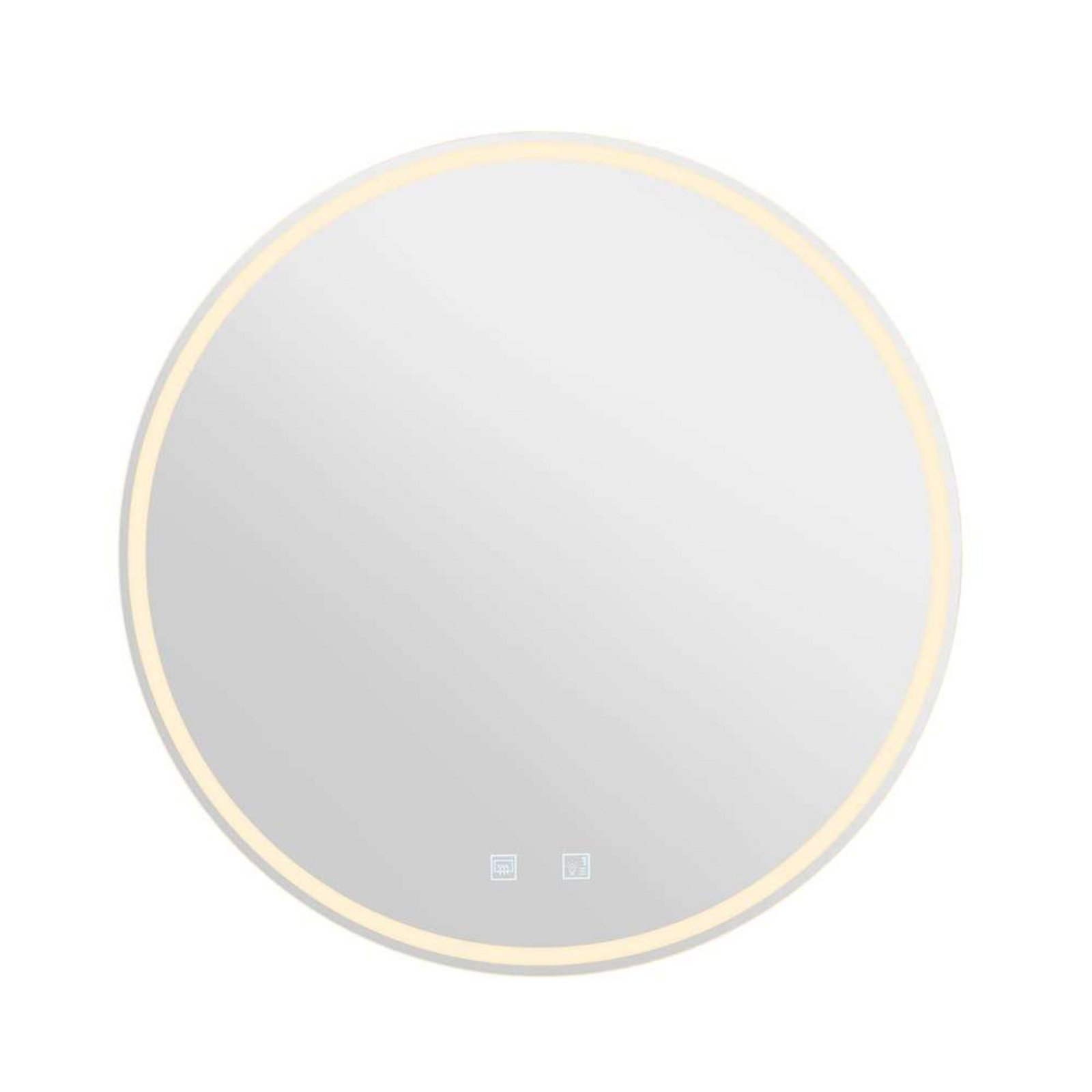 Trukko WL Mirror Round Defog - SLV