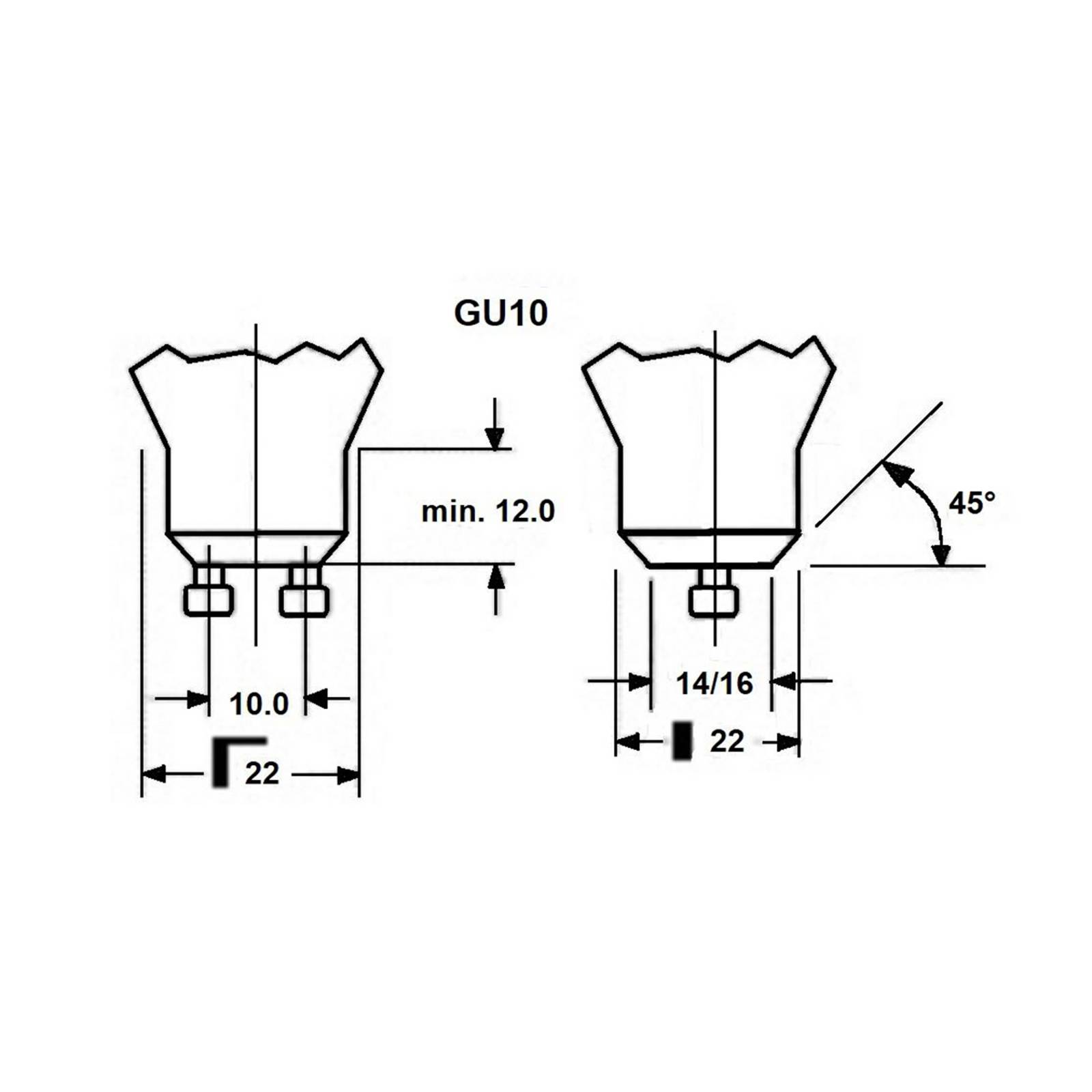 LED-Leuchtmittel SUPERIA RETRO ES50 GU10 3,7 W 930 345lm 36° günstig online kaufen