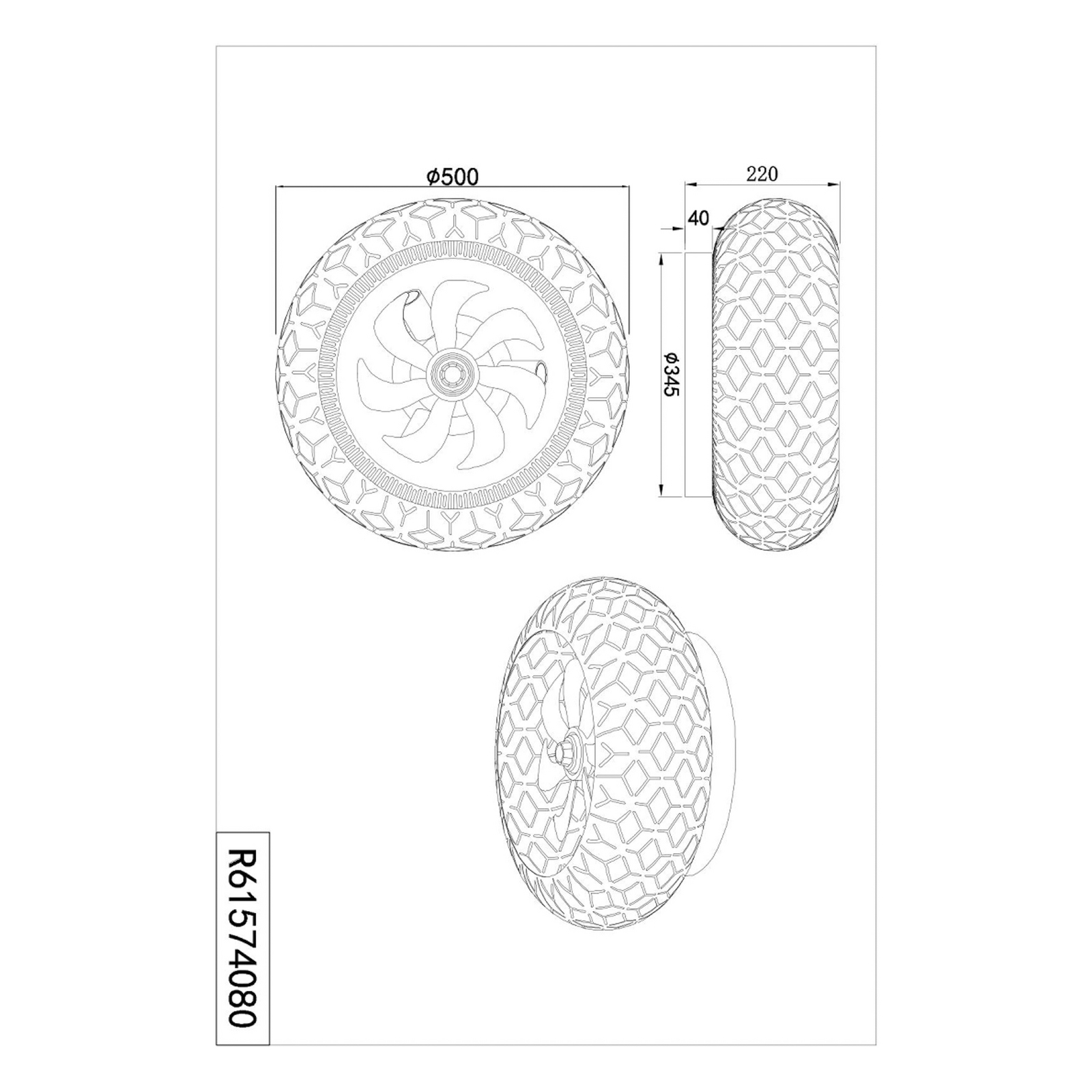 Ventilator cu lumină Bidar, alb, DC, silențios, 50 cm, telecomandă