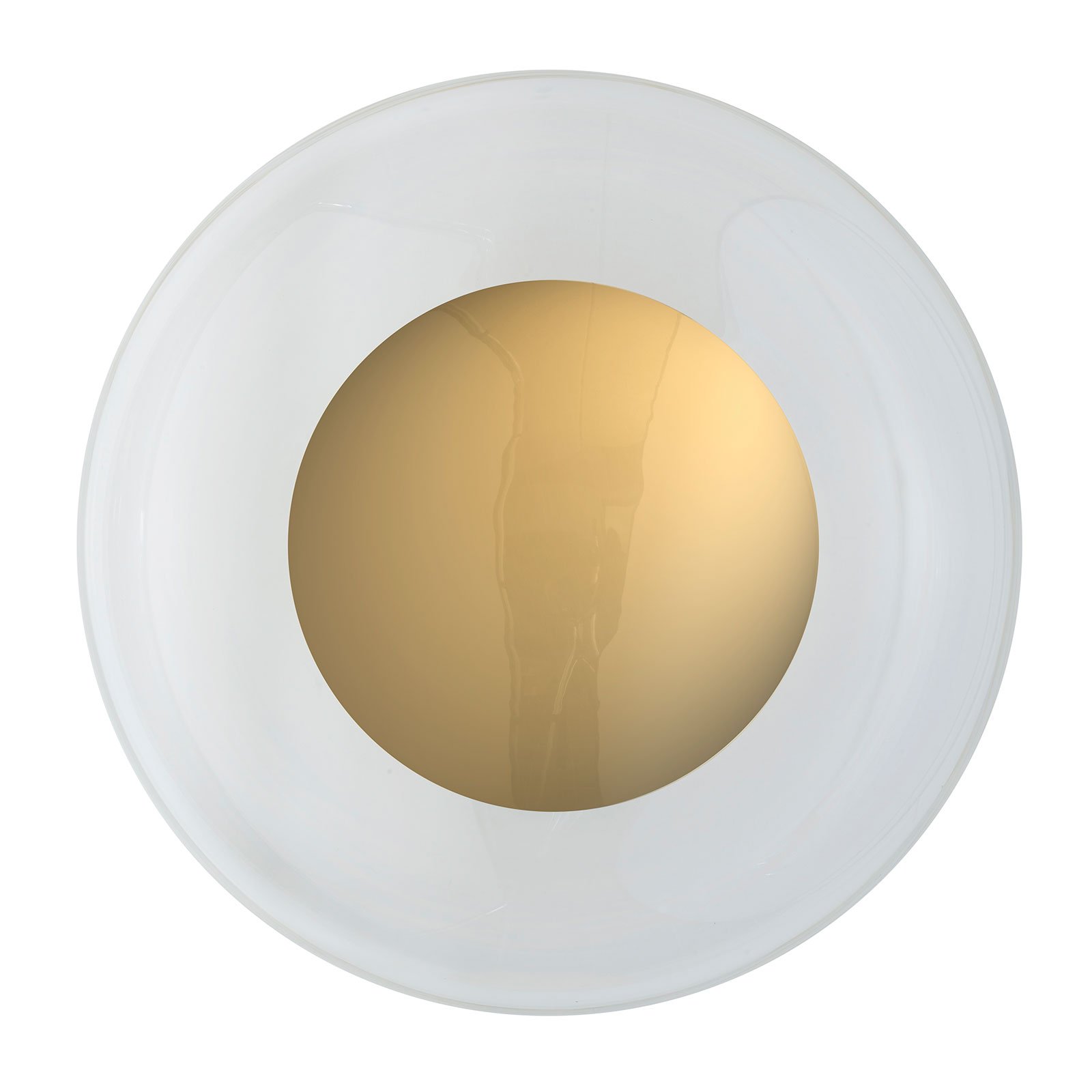 EBB & FLOW Horizon socket gold/clear Ø 36 cm