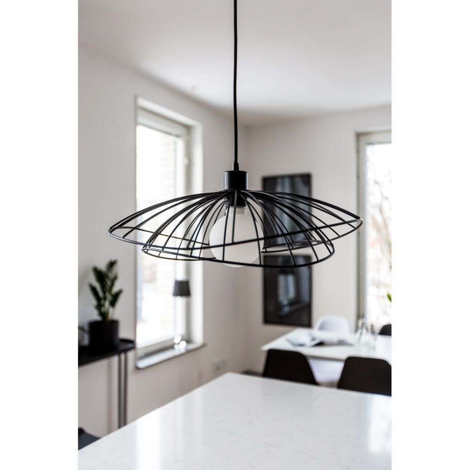 Globen Lighting Pendelleuchte RAY, schwarz, Ø 45 cm Globen Lighting Pendelleuchte RAY, schwarz, Ø 45 cm