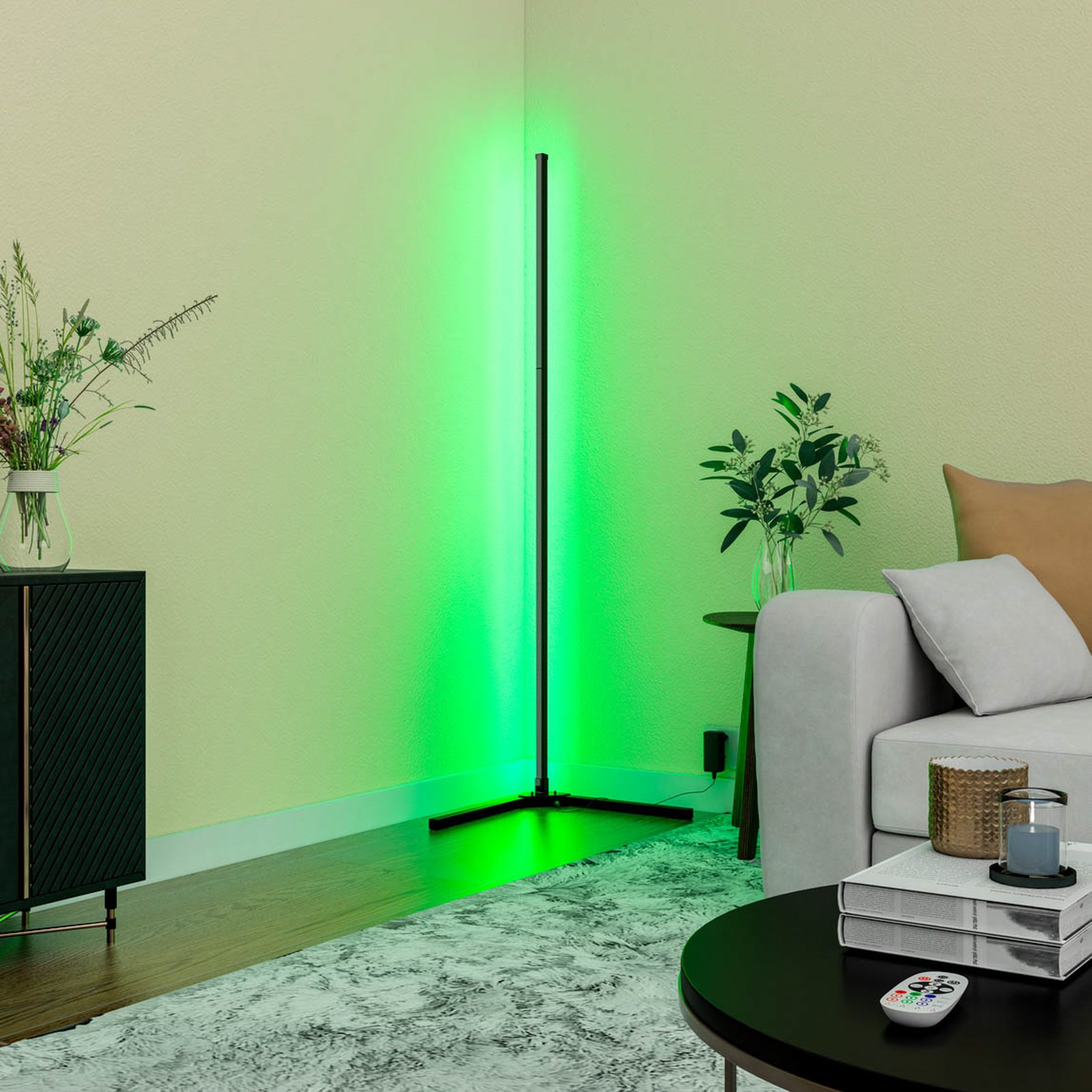 Calex Smart LED floor lamp remote control RGBW