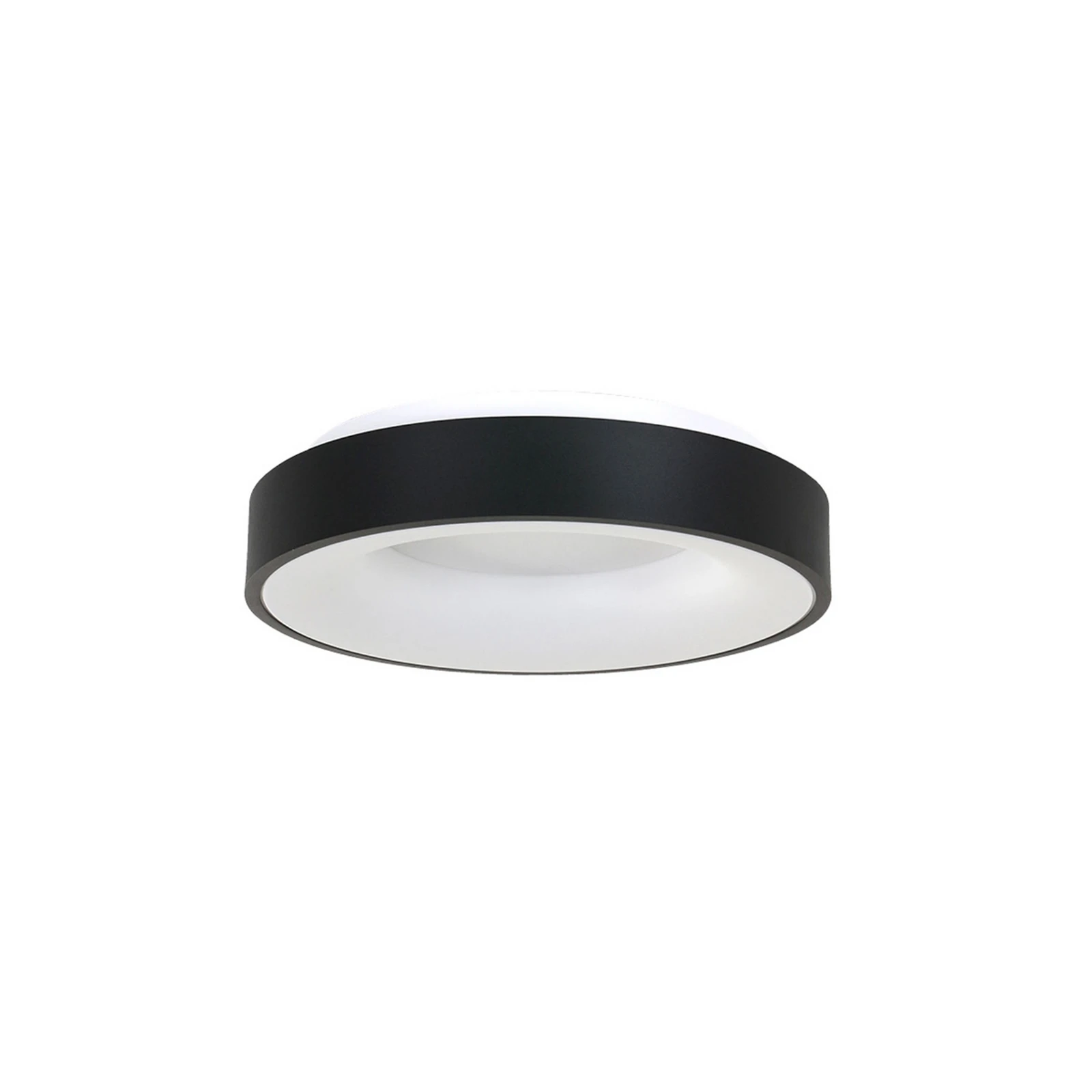 Φωτιστικό οροφής LED Ringlede 2.700 K Ø 30 cm μαύρο