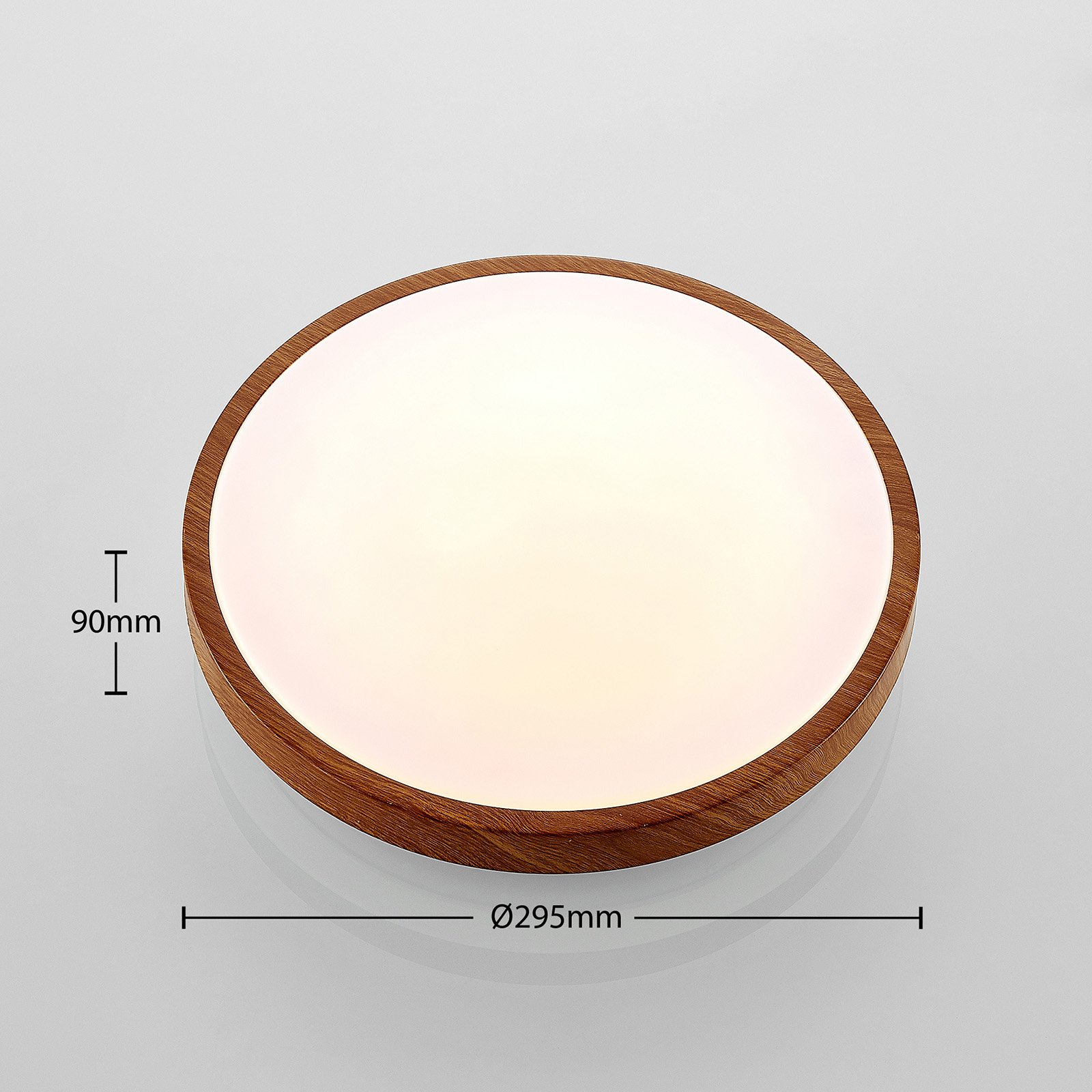 Mendosa Candeeiro de Tecto Wood/White - Lindby