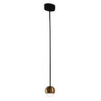 EGG DLS LED pendant light Cleo, brass-coloured