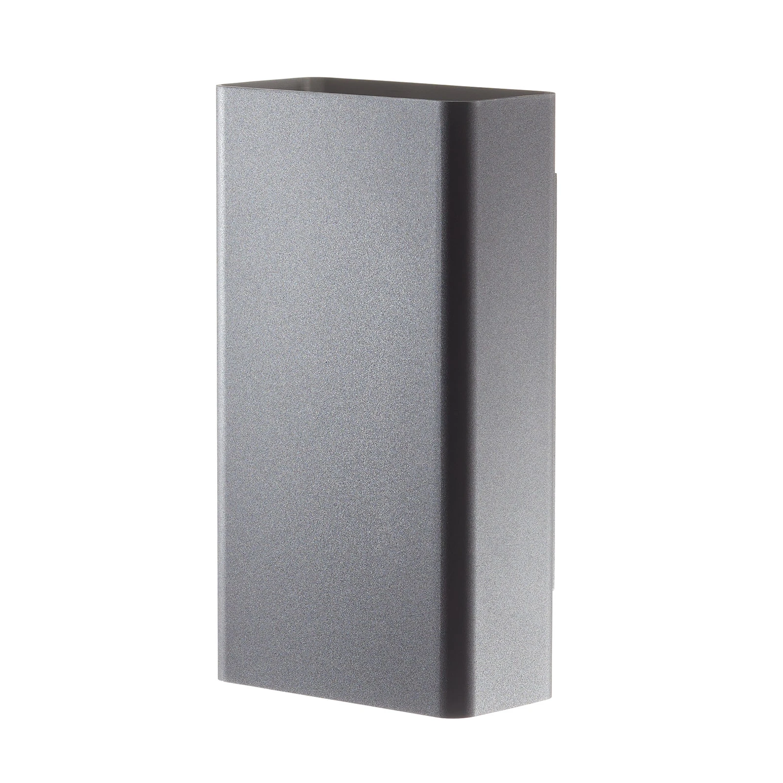 BEGA Studio Line zidna lampa uska crna/aluminij 22cm