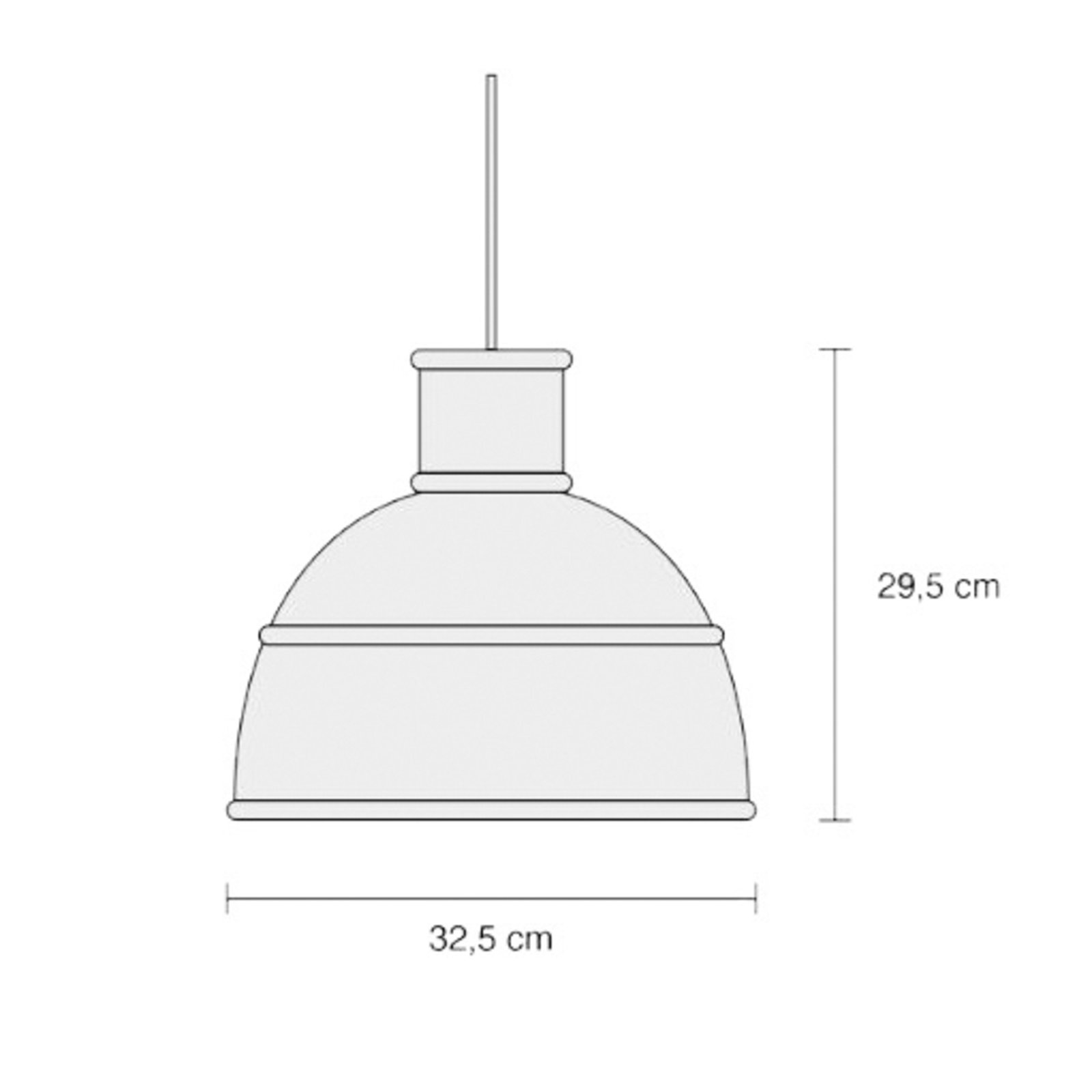 Unfold Lustră Pendul MuSteled - Muuto