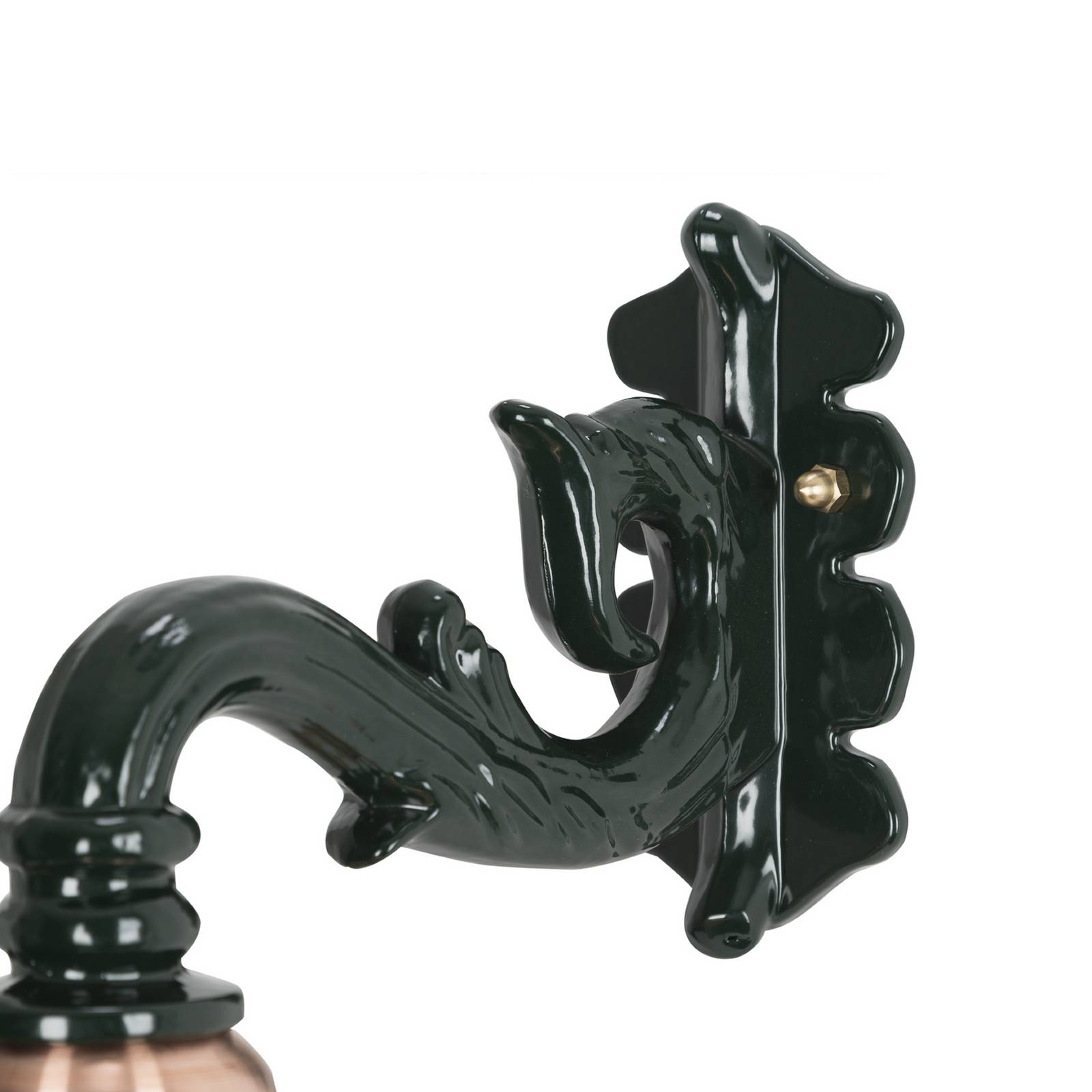 Hoorn - Außenwandleuchte, Fassung unten, grün günstig online kaufen