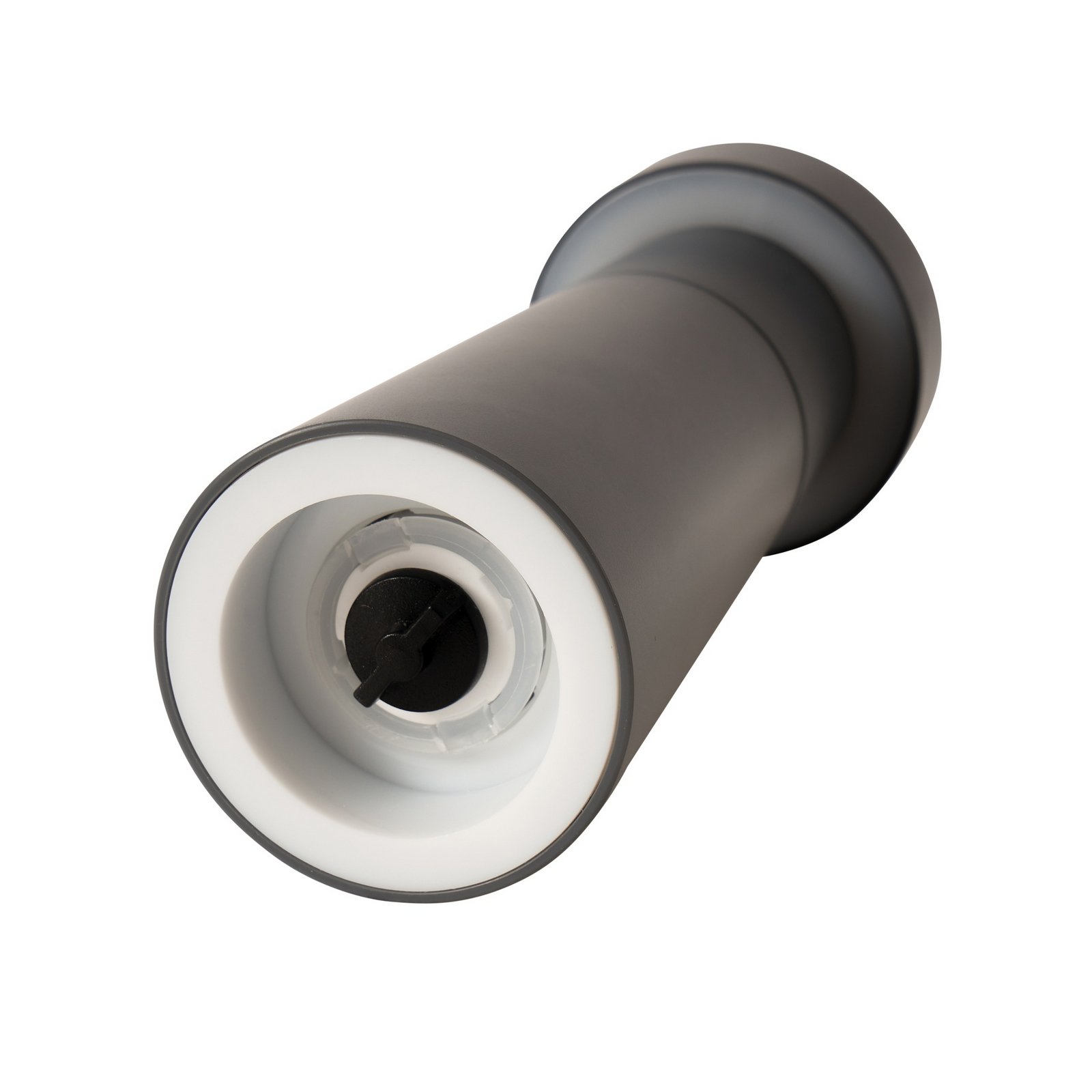 Lucande LED-Pepiera Pepper, grigio scuro, batteria ricaricabile, IP44