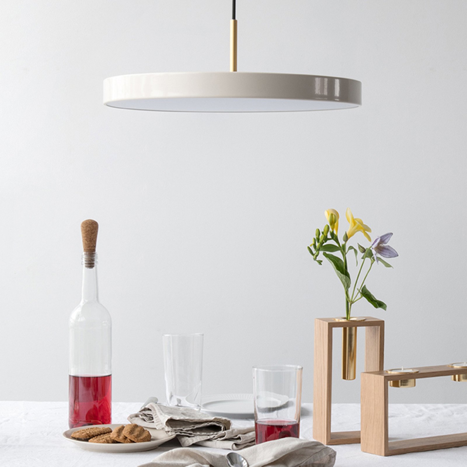 Asteria Lámpara Colgante Mini Pearl White - UMAGE