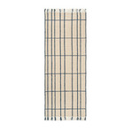 Sen runner, cream/blue, 200 x 80 cm, textile - ferm LIVING