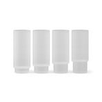 Ripple Long Drink Glasses Set of 4 Frosted - Ferm Living
