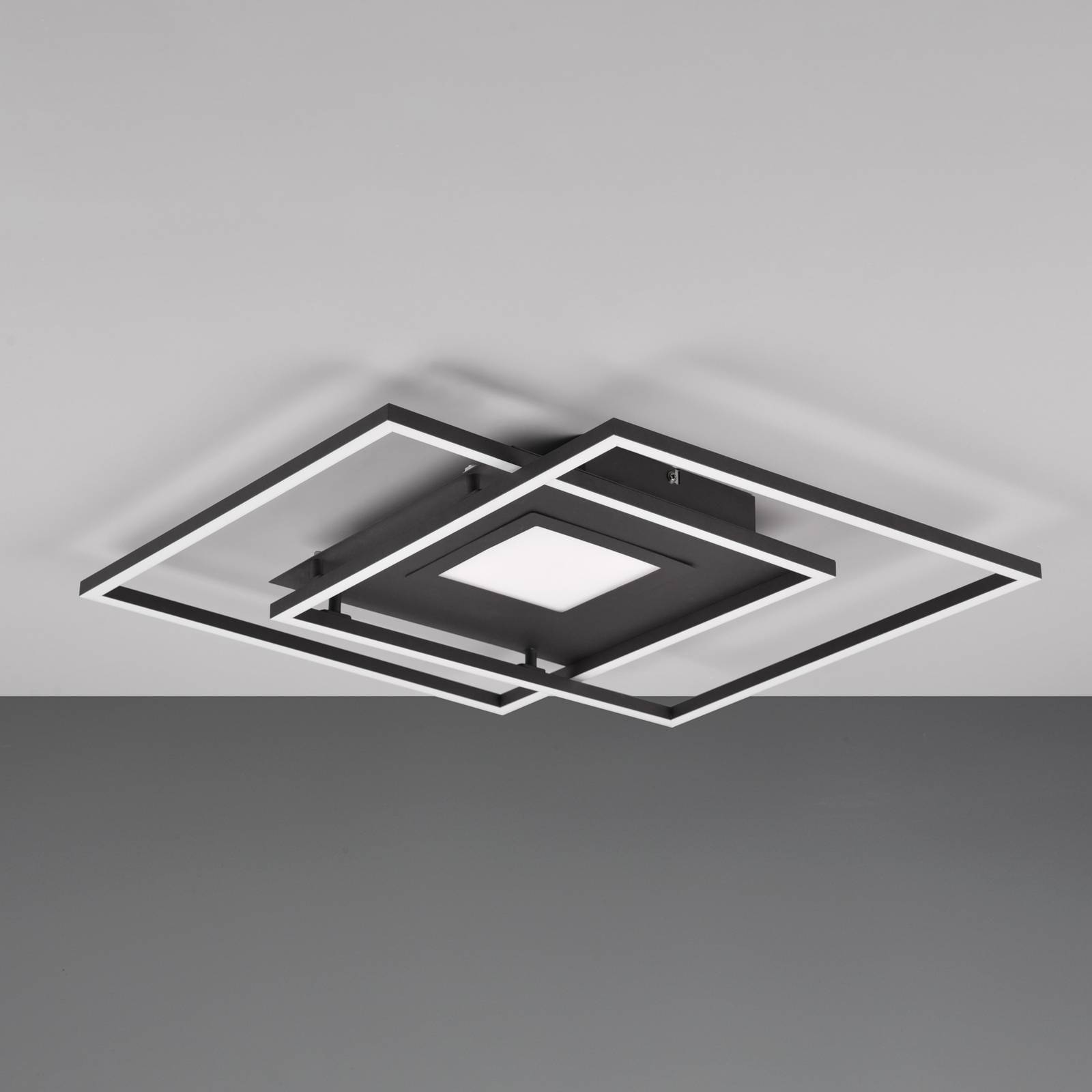 Trio Lighting Plafonnier LED Via CCT dim télécommande noir