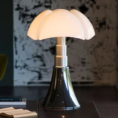 Martinelli Luce Pipistrello Med, dimmer, titanio