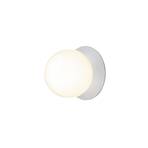 Liila 1 Aplică de Perete/Plafonieră IP44 Large Light Silver/Opal White - Nuura