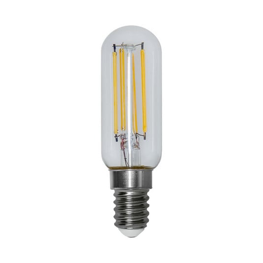 LED крушка T25, E14, прозрачна, с нажежаема жичка, 4,2 W, 2 700 K