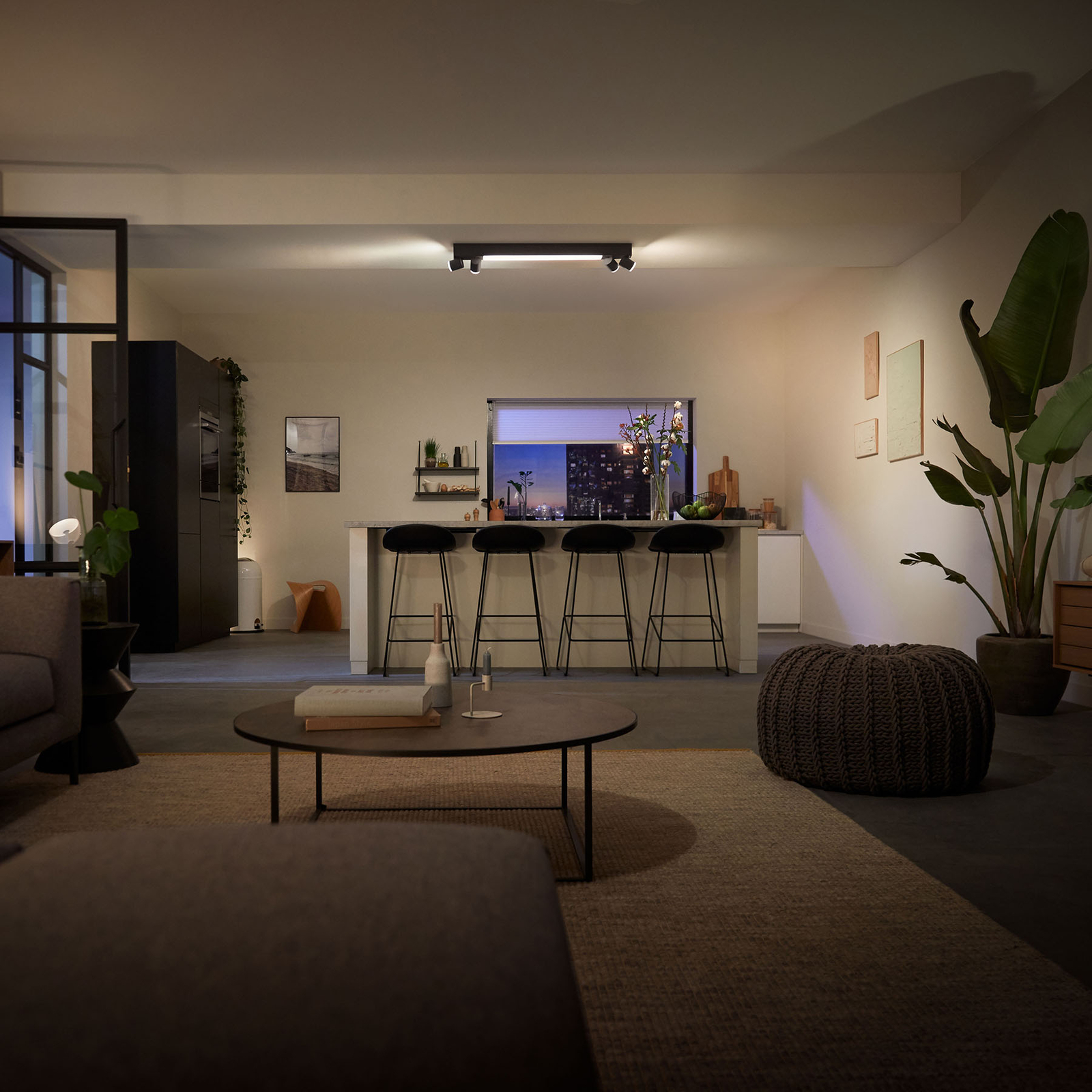 Philips Hue Centris vierflammig white&color